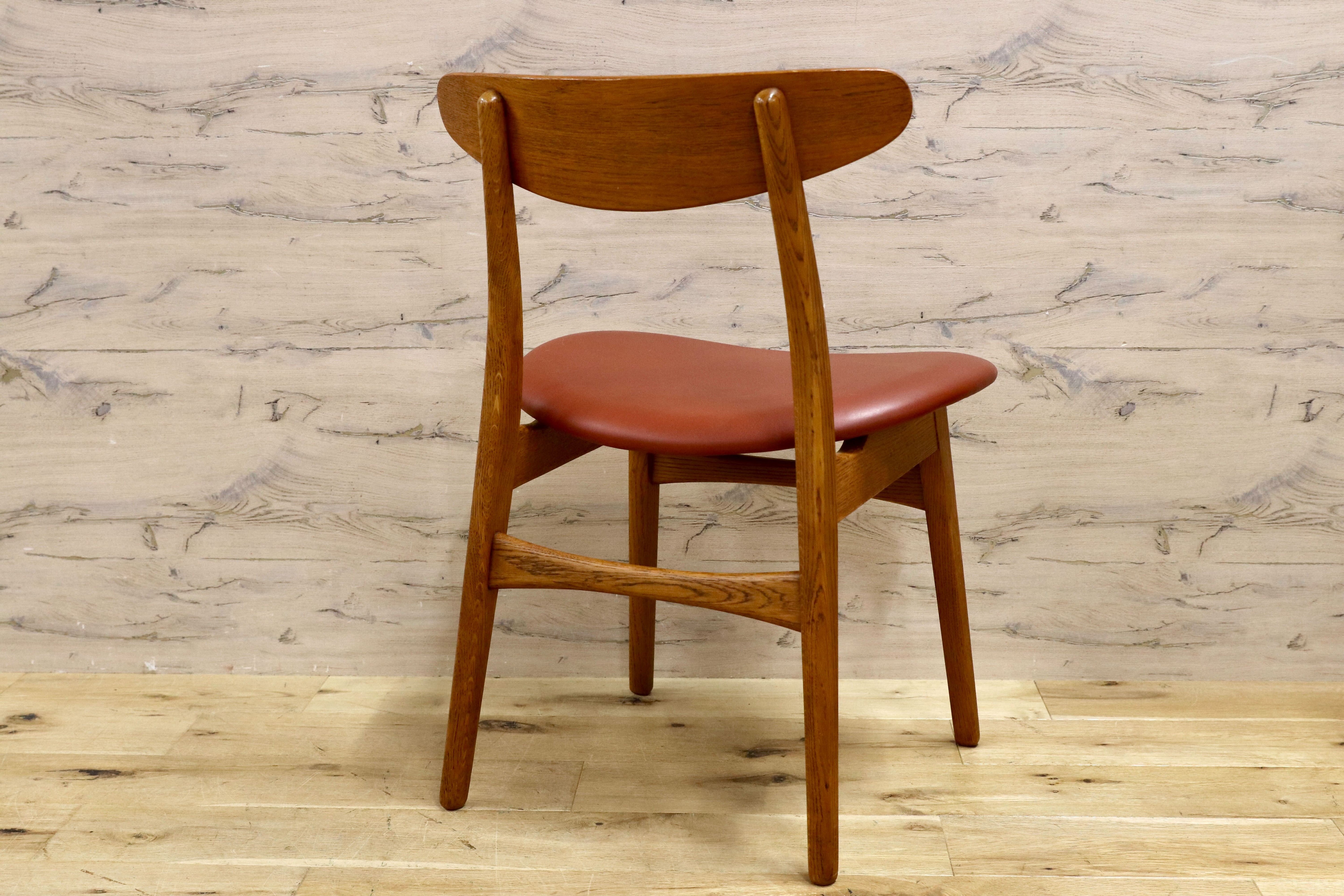 GMHO31D○Kitani / キタニ CH30 ハンス・J・ウェグナー ダイニングチェア 椅子 北欧モダン 名作 オーク材 レザー Hans J. Wegner