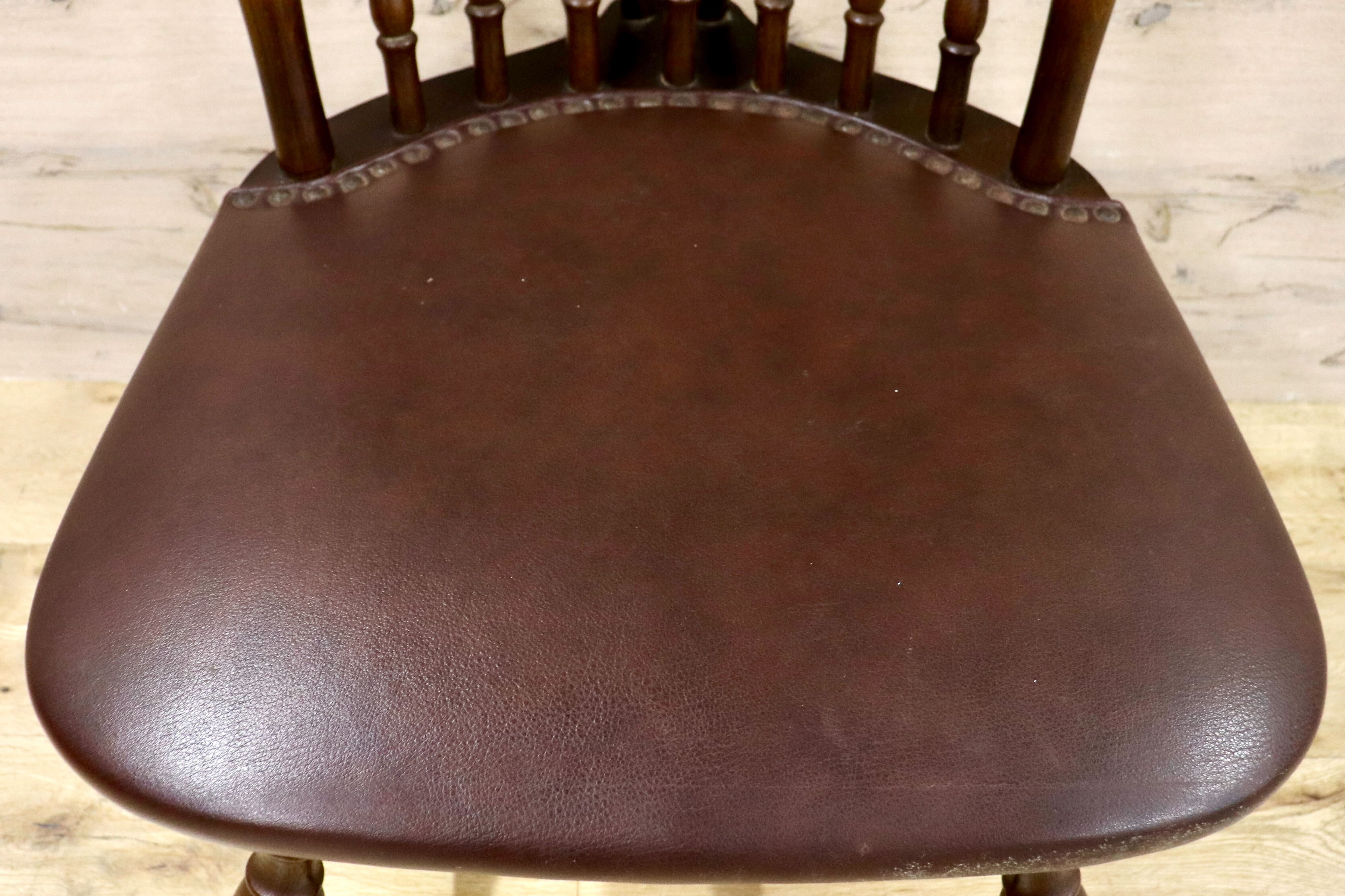 GMHH393B○飛騨産業 / HIDA キツツキ ダイニングチェアウィンザーチェア 椅子 木製 ビンテージ アンティーク 古民家 ノスタルジック