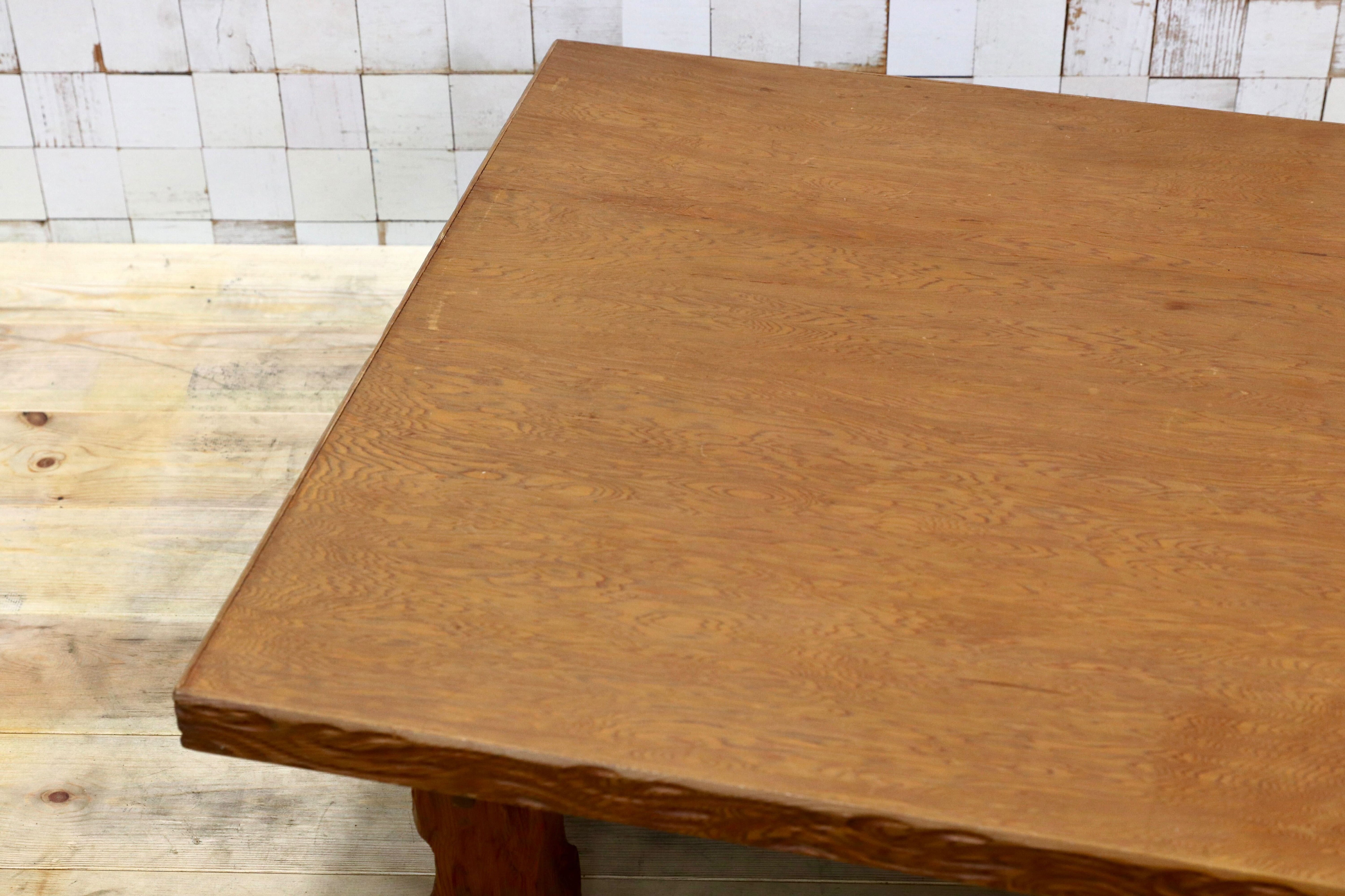 GMHK765○世界遺産屋久杉 座卓 センターテーブル リビングテーブル ローテーブル 木製 和家具 レトロ 和モダン 座敷 和室 アンティーク