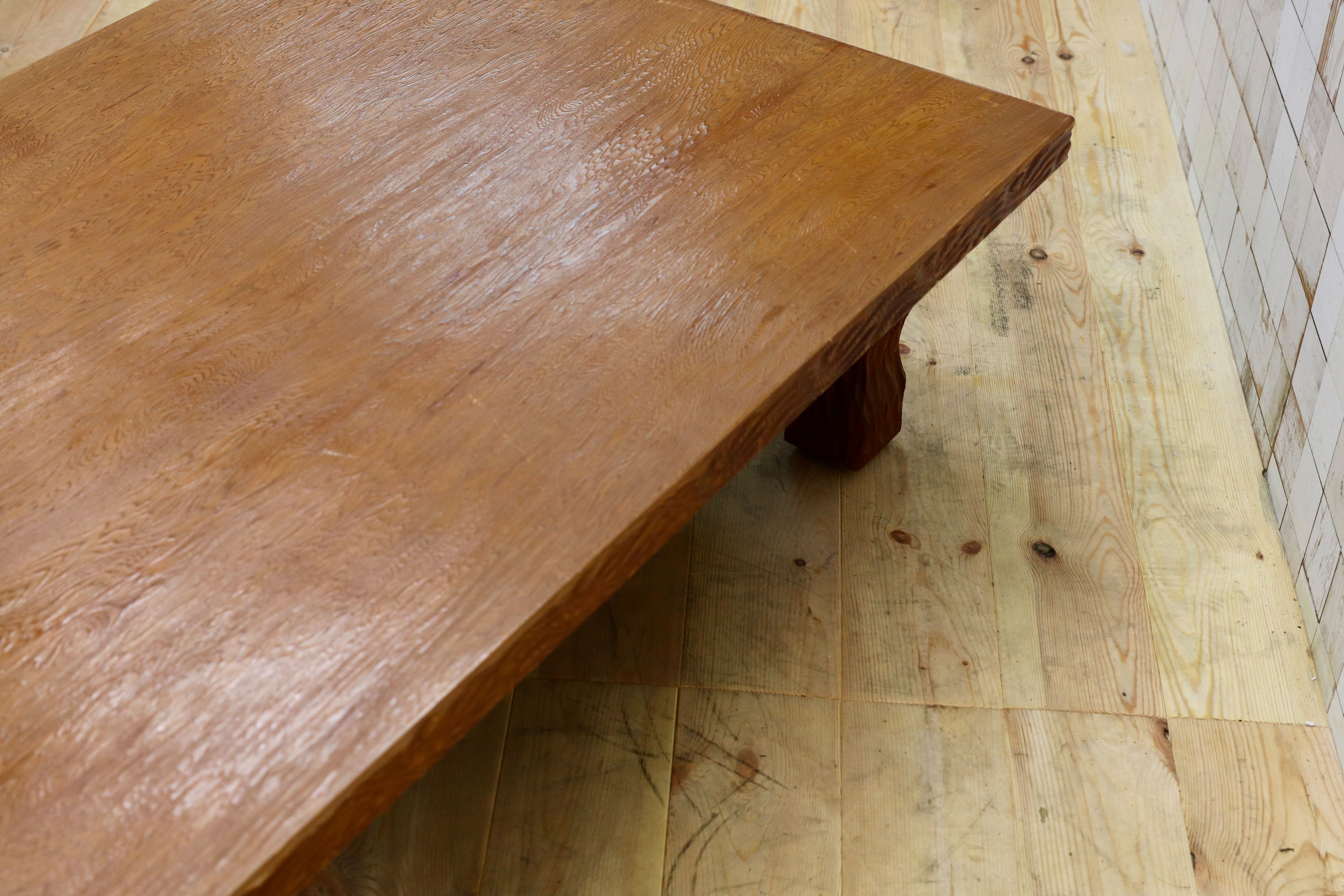 GMHK765○世界遺産屋久杉 座卓 センターテーブル リビングテーブル ローテーブル 木製 和家具 レトロ 和モダン 座敷 和室 アンティーク