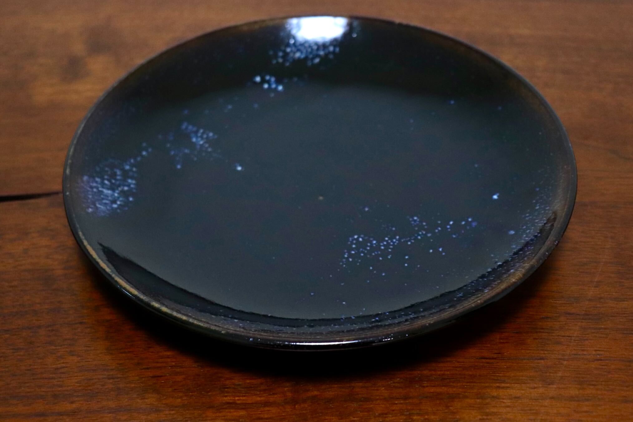 GMIO336○陶勝窯 丹波焼 銀河皿7寸 市野勝 市野勝磯 陶器 工芸品 丹波篠山 未使用