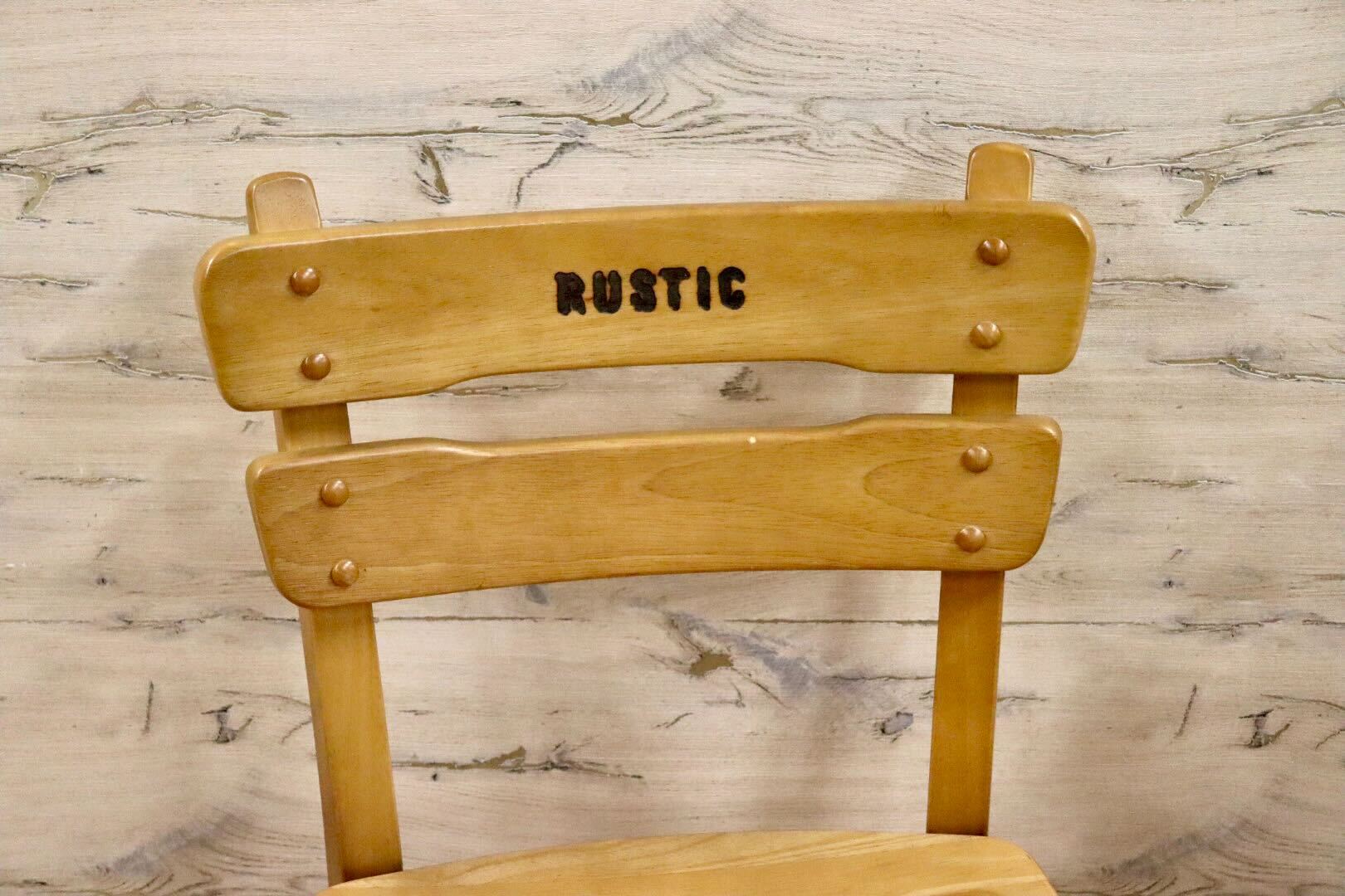 GMHK43A○karimoku / カリモク RUSTIC ルスティック ダイニングチェア 食卓椅子 ナチュラル カントリー 2脚セット 人気廃番 国産家具