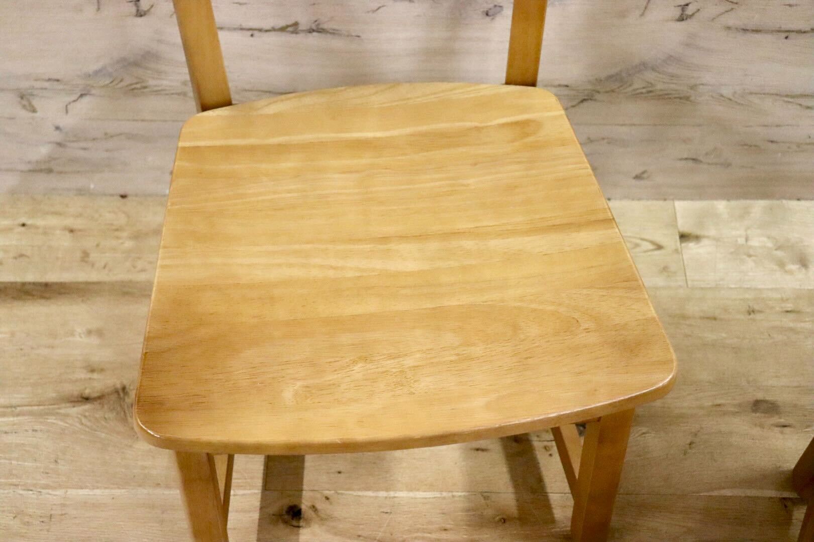 GMHK43A○karimoku / カリモク RUSTIC ルスティック ダイニングチェア 食卓椅子 ナチュラル カントリー 2脚セット 人気廃番 国産家具