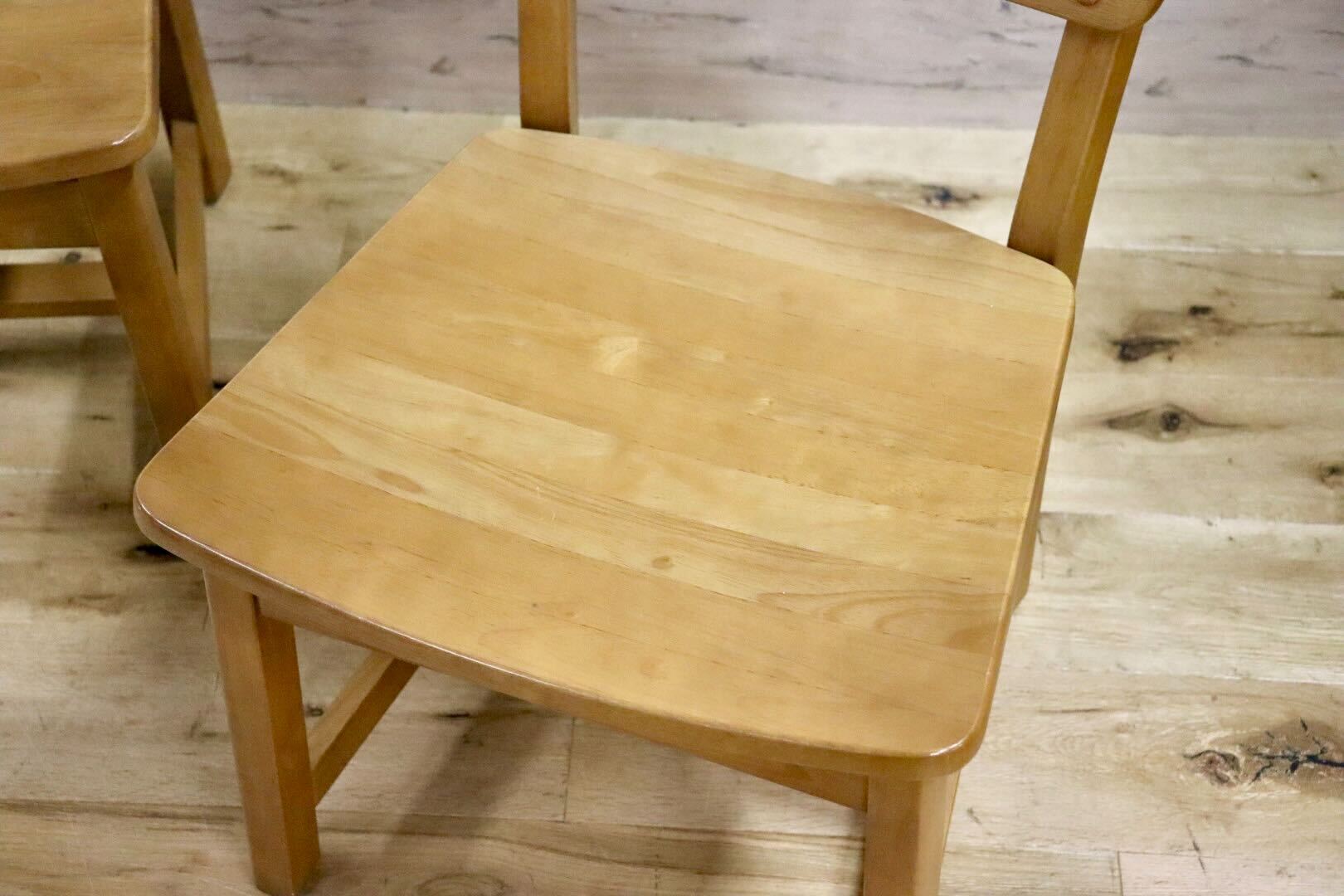 GMHK43A○karimoku / カリモク RUSTIC ルスティック ダイニングチェア 食卓椅子 ナチュラル カントリー 2脚セット 人気廃番 国産家具