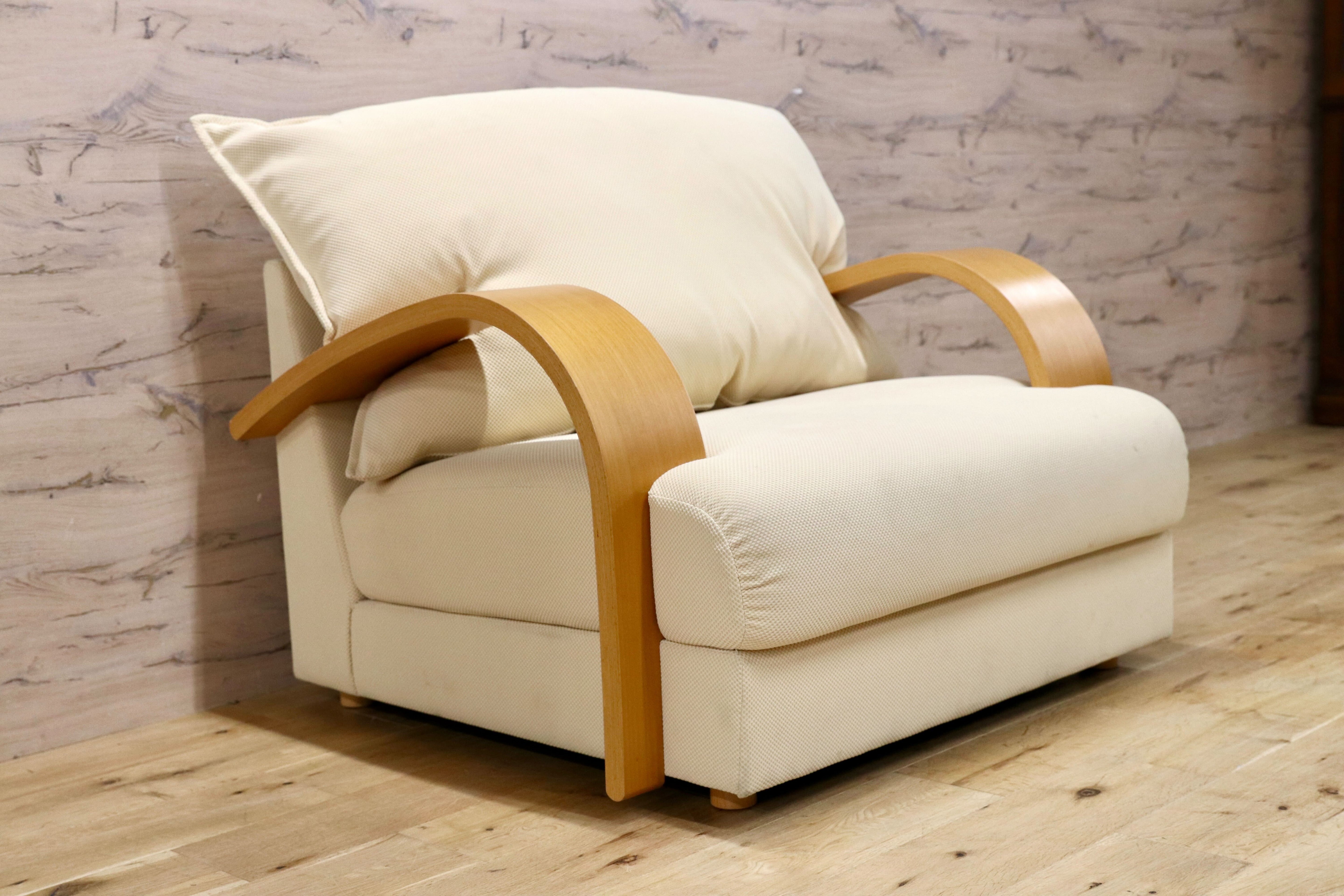 GMIH479B○PPM Corportion / ピーピーエムコーポレーション シングルソファ ラウンジチェア モダン 岩倉榮利 ロックストーン 稀少