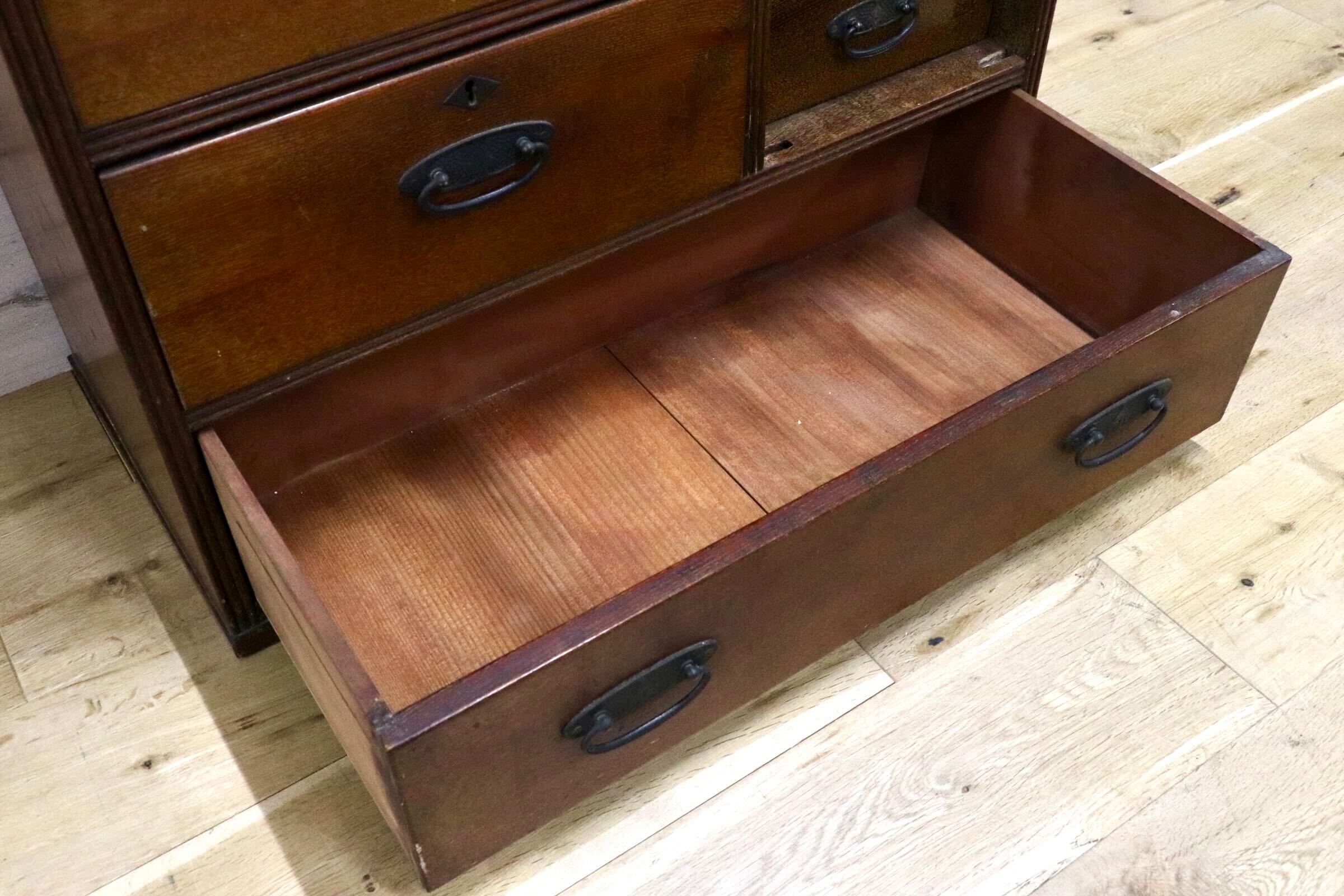 GMJS89○収納家具 飾り棚 花台 電話台 チェスト 引き出し 茶棚 キャビネット 和家具 和モダン レトロ アンティーク 古民家 和室