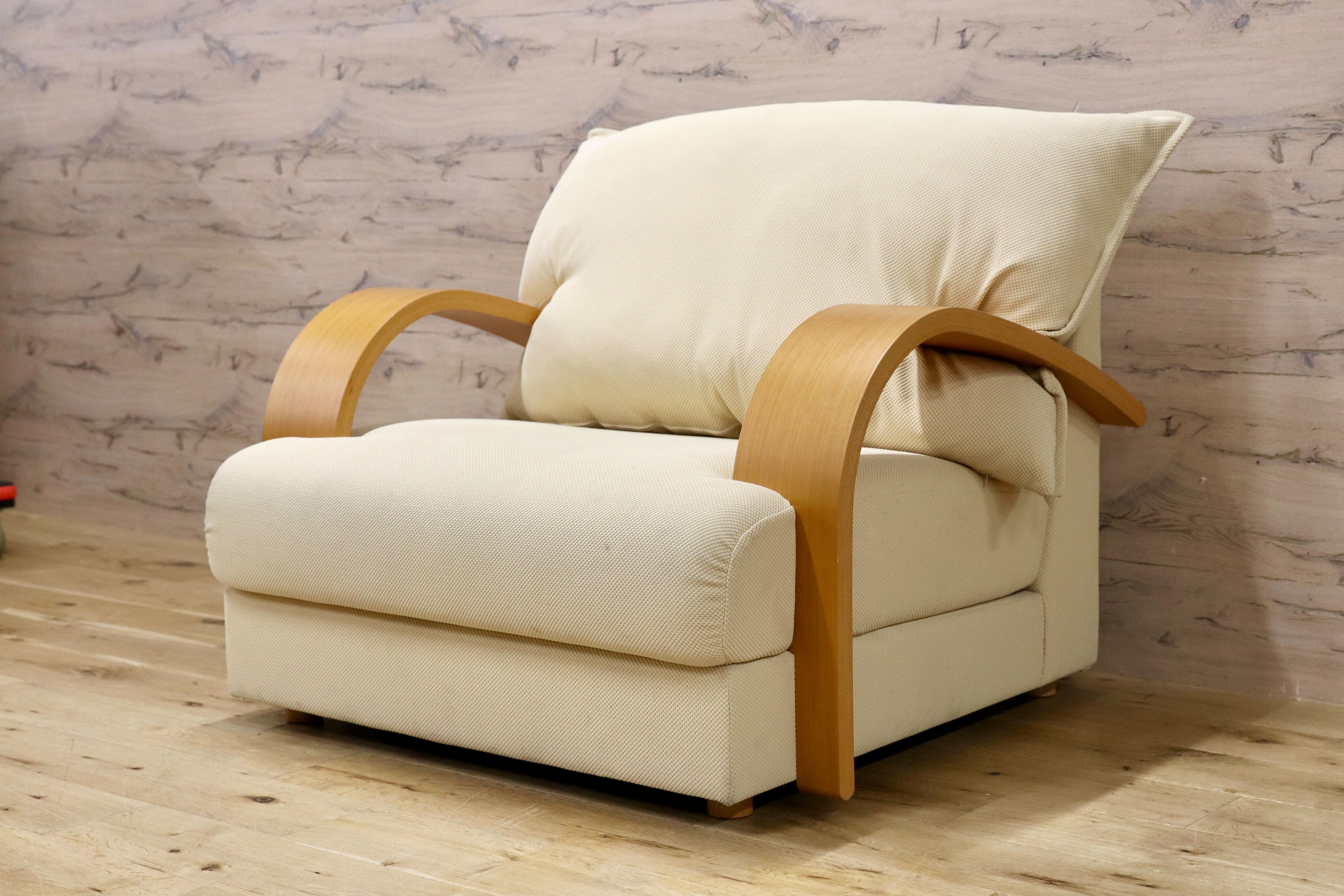 GMIH479B○PPM Corportion / ピーピーエムコーポレーション シングルソファ ラウンジチェア モダン 岩倉榮利 ロックストーン 稀少