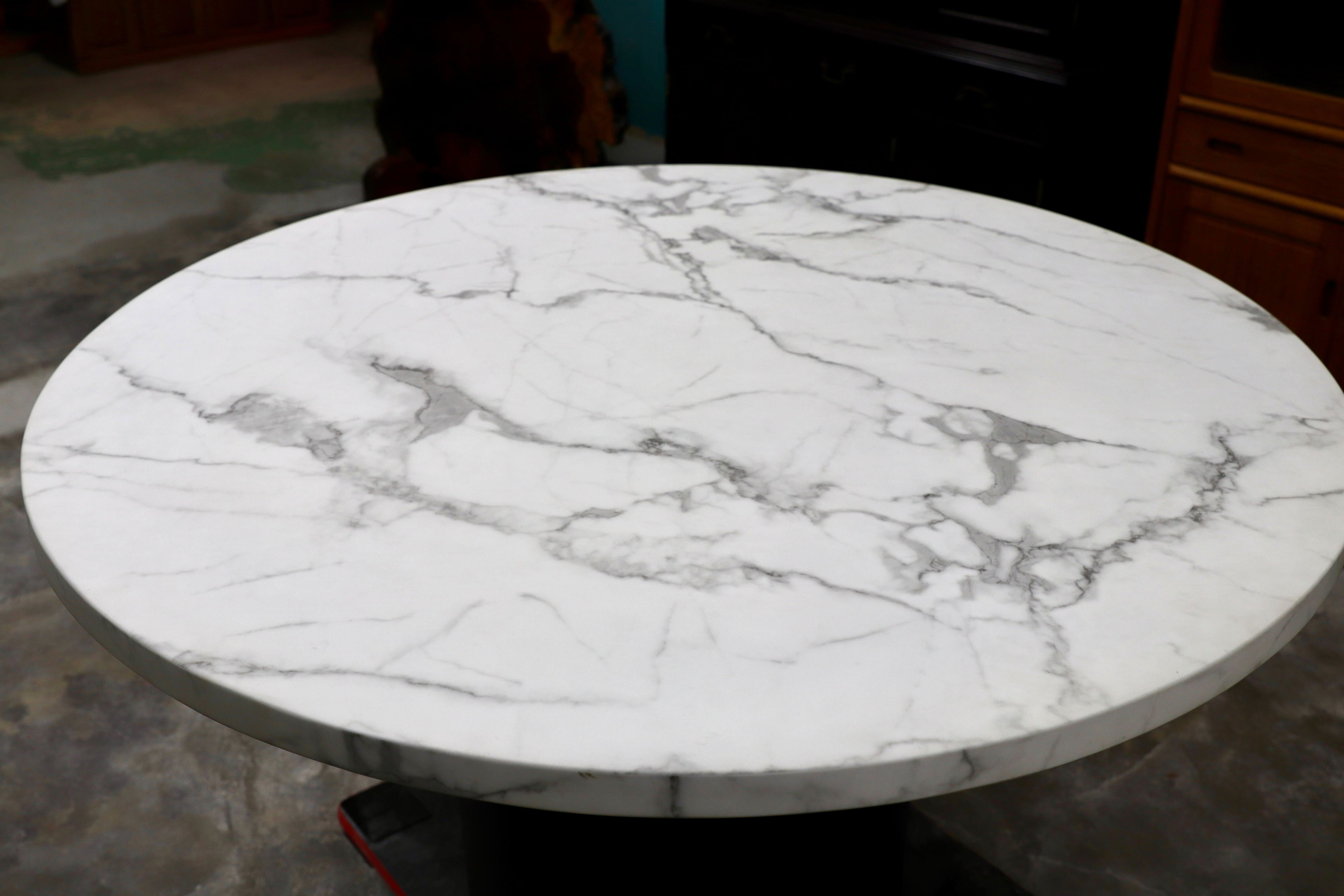 GMIK469○moda en casa / モーダ・エン・カーサ CAPRI table カプリ ダイニングテーブル ラウンド イタリアモダン 定価約20.8万 展示品