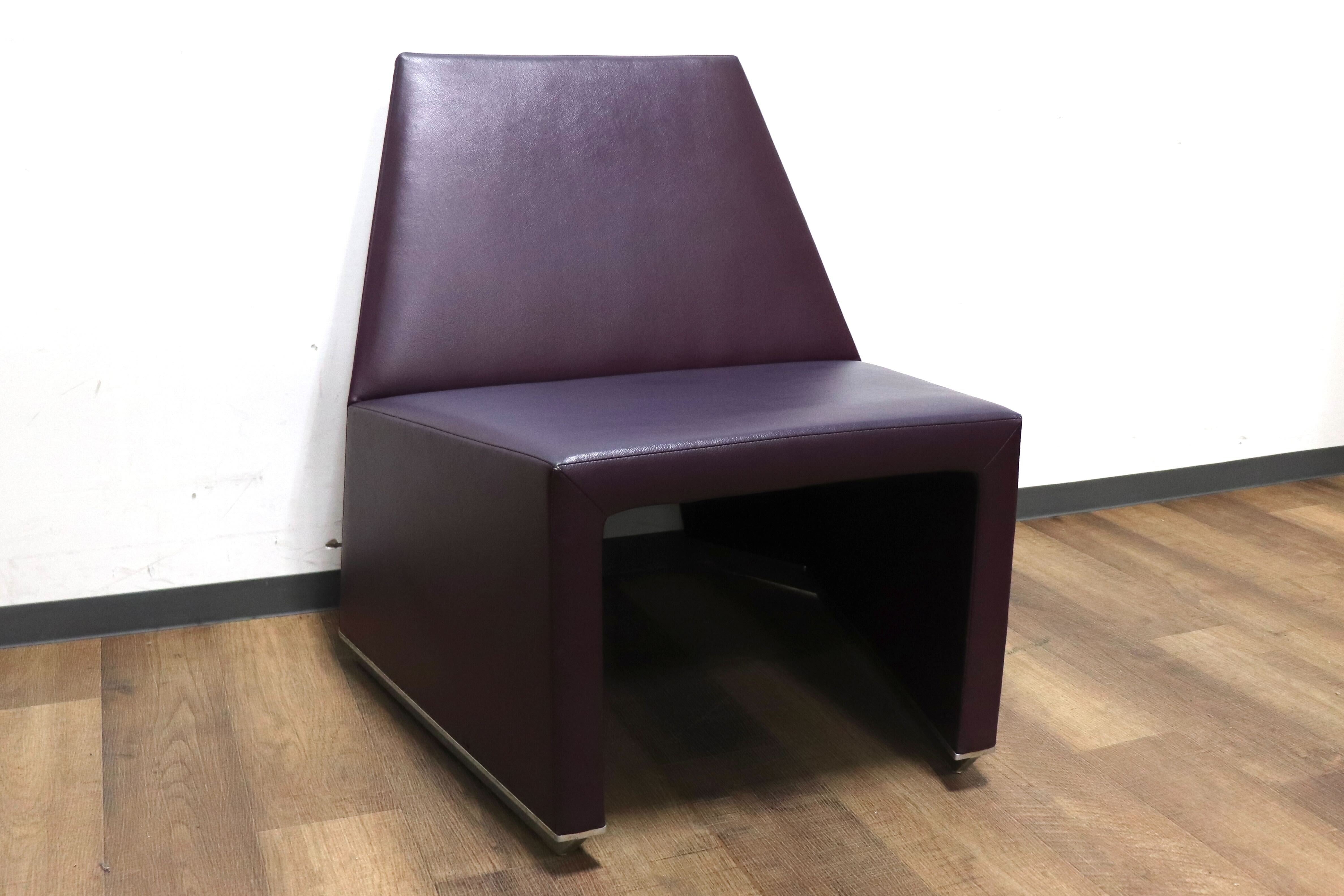 GMHH135A○Cassina ixc / カッシーナイクスシー ラウンジチェア システムチェア 椅子 1人掛けソファ ロビー レザー イタリア ポストモダン