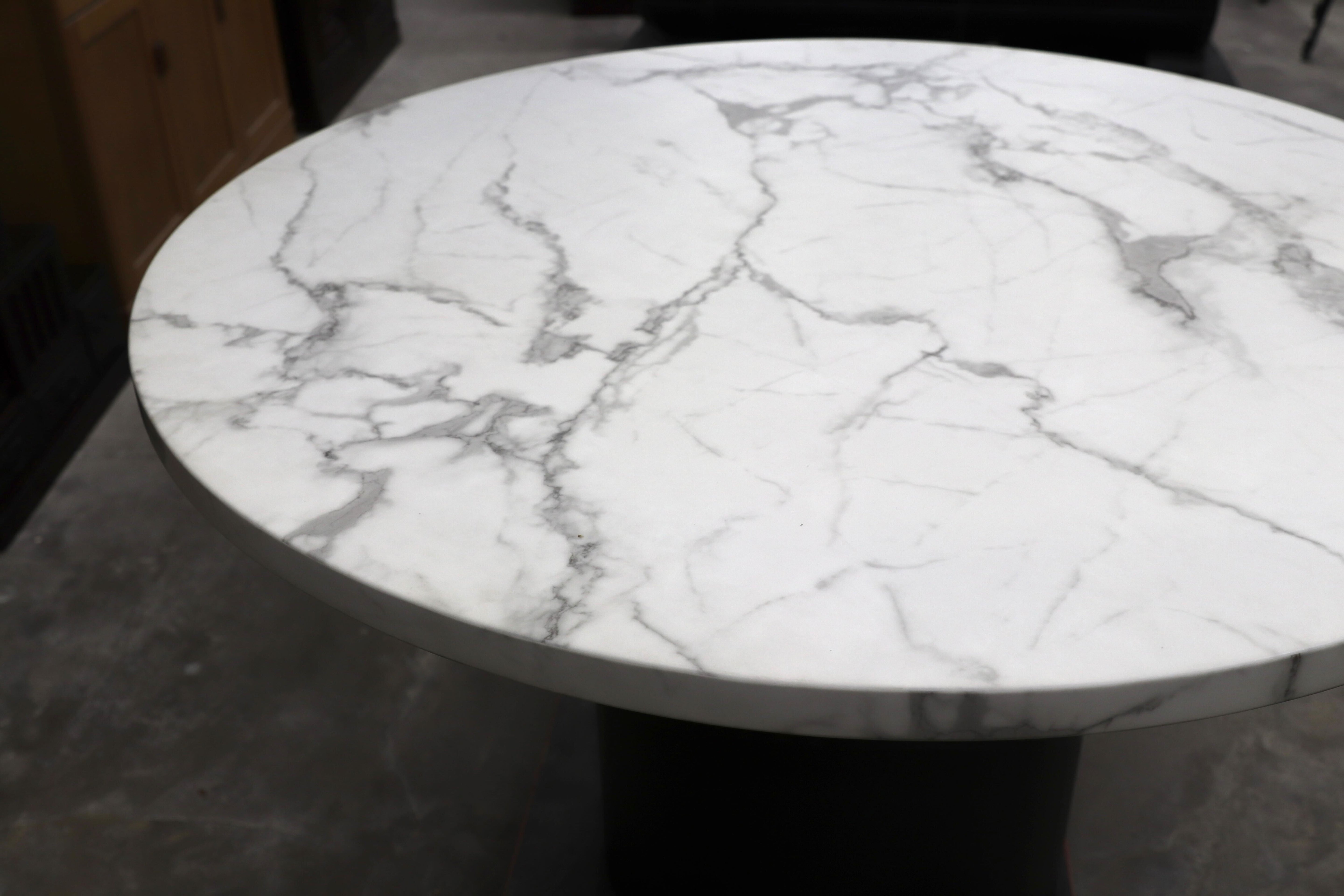 GMIK469○moda en casa / モーダ・エン・カーサ CAPRI table カプリ ダイニングテーブル ラウンド イタリアモダン 定価約20.8万 展示品
