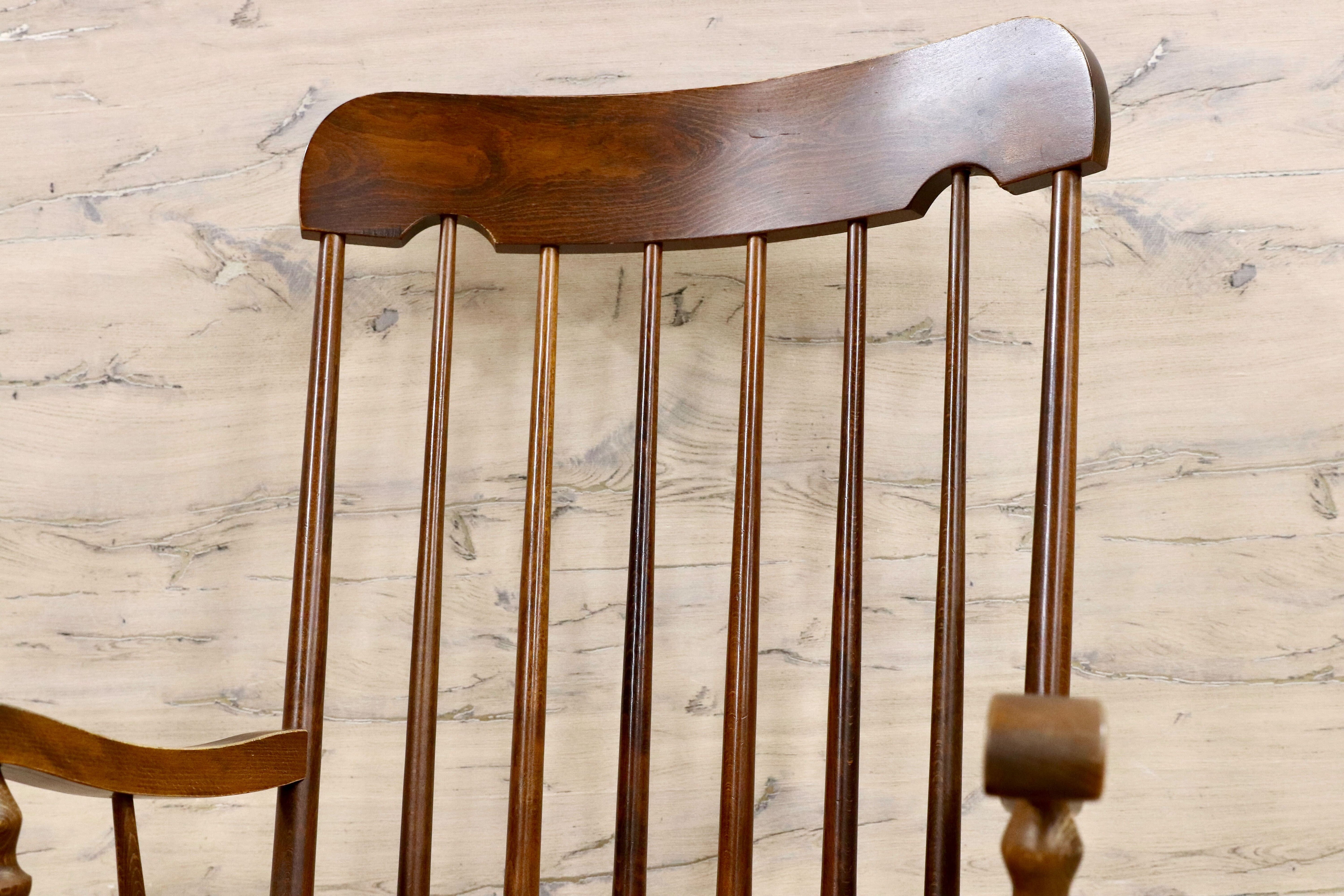 GMGK498○飛騨家具 ロッキングチェア 揺り椅子 レトロ カントリー 検)柏木工 飛騨産業