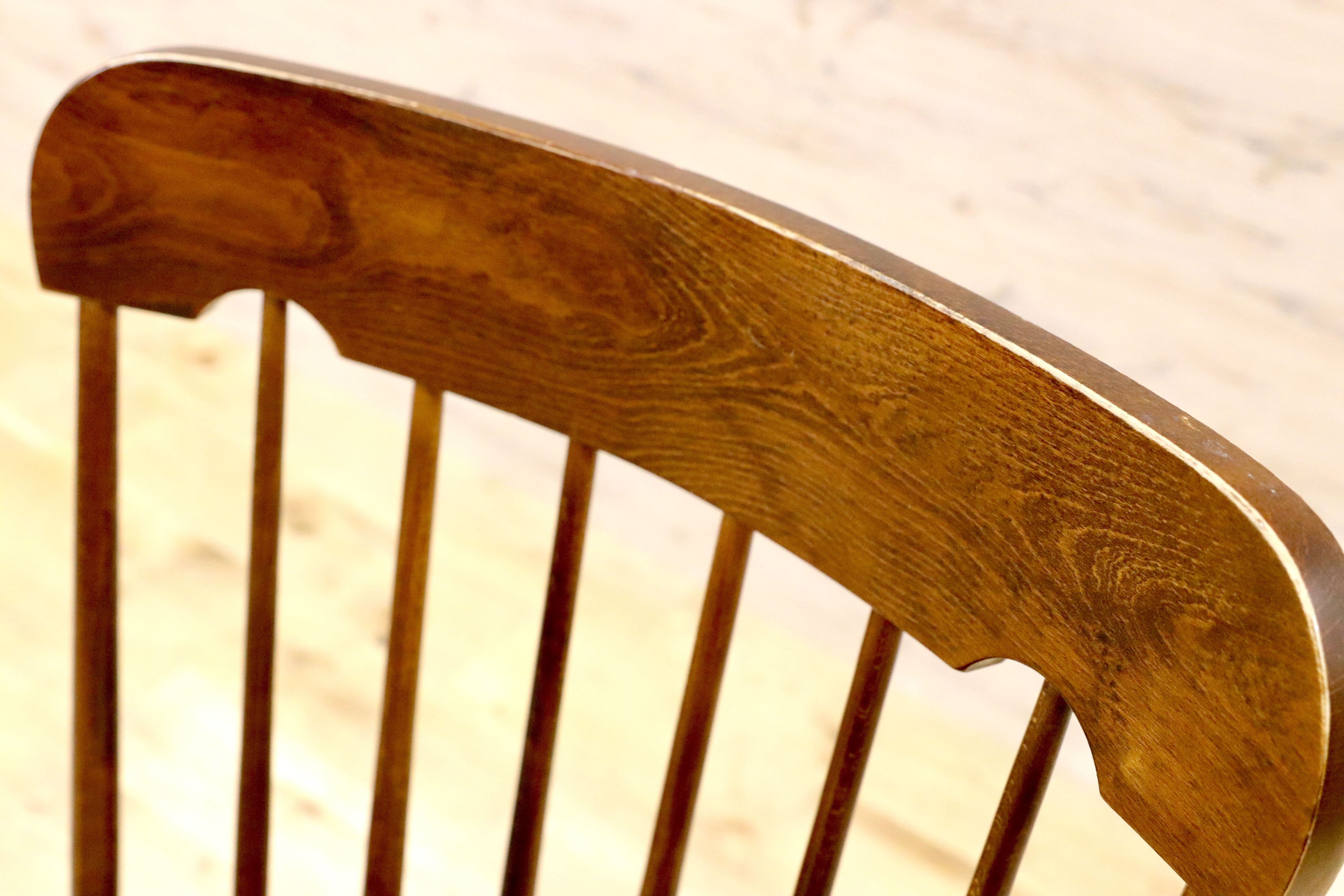 GMGK498○飛騨家具 ロッキングチェア 揺り椅子 レトロ カントリー 検)柏木工 飛騨産業