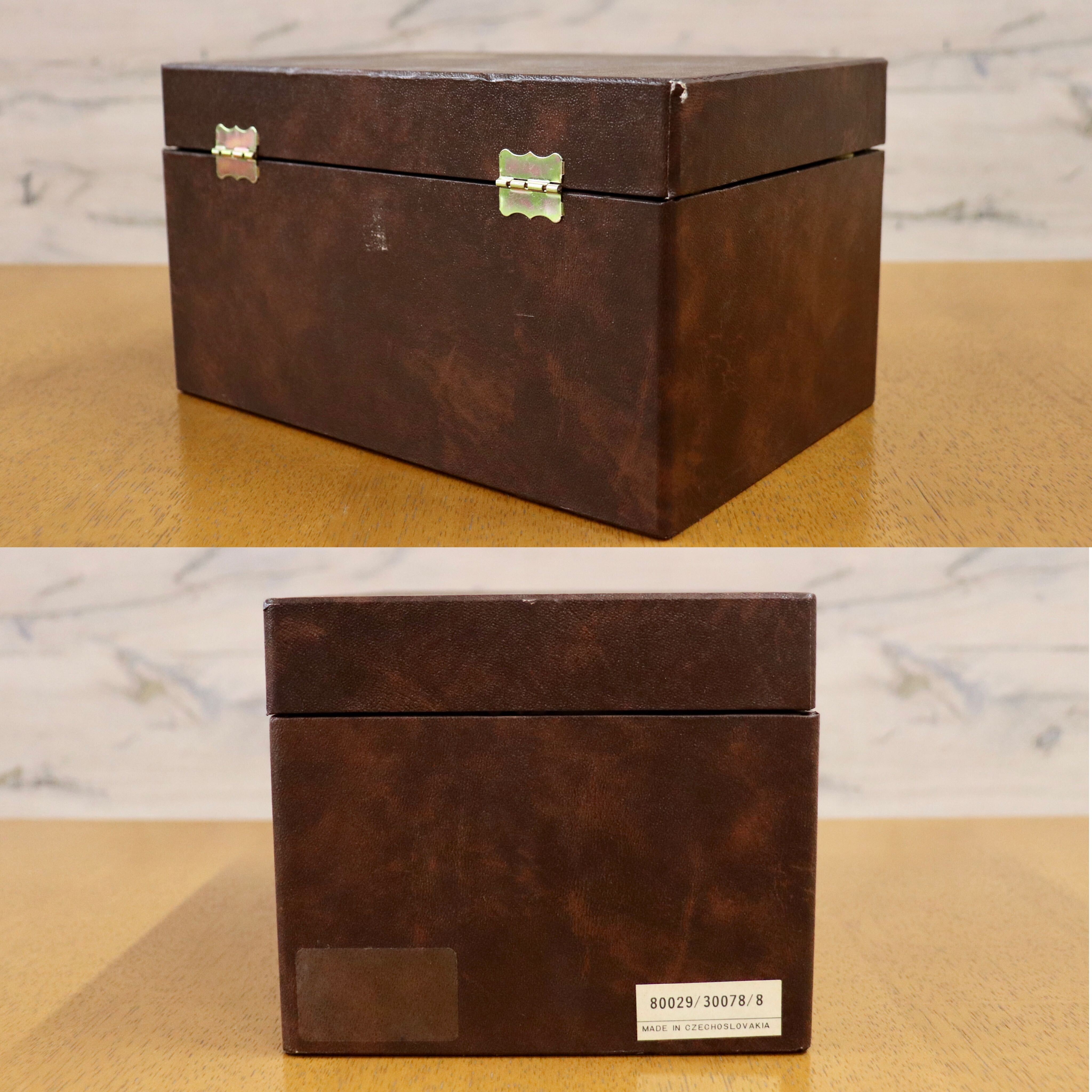 GMHO71○BOHEMIA / ボヘミア フラワーベース 花瓶 箱付 クリア クリスタル ハンドカット チェコスロバキア製 ボヘミアングラス