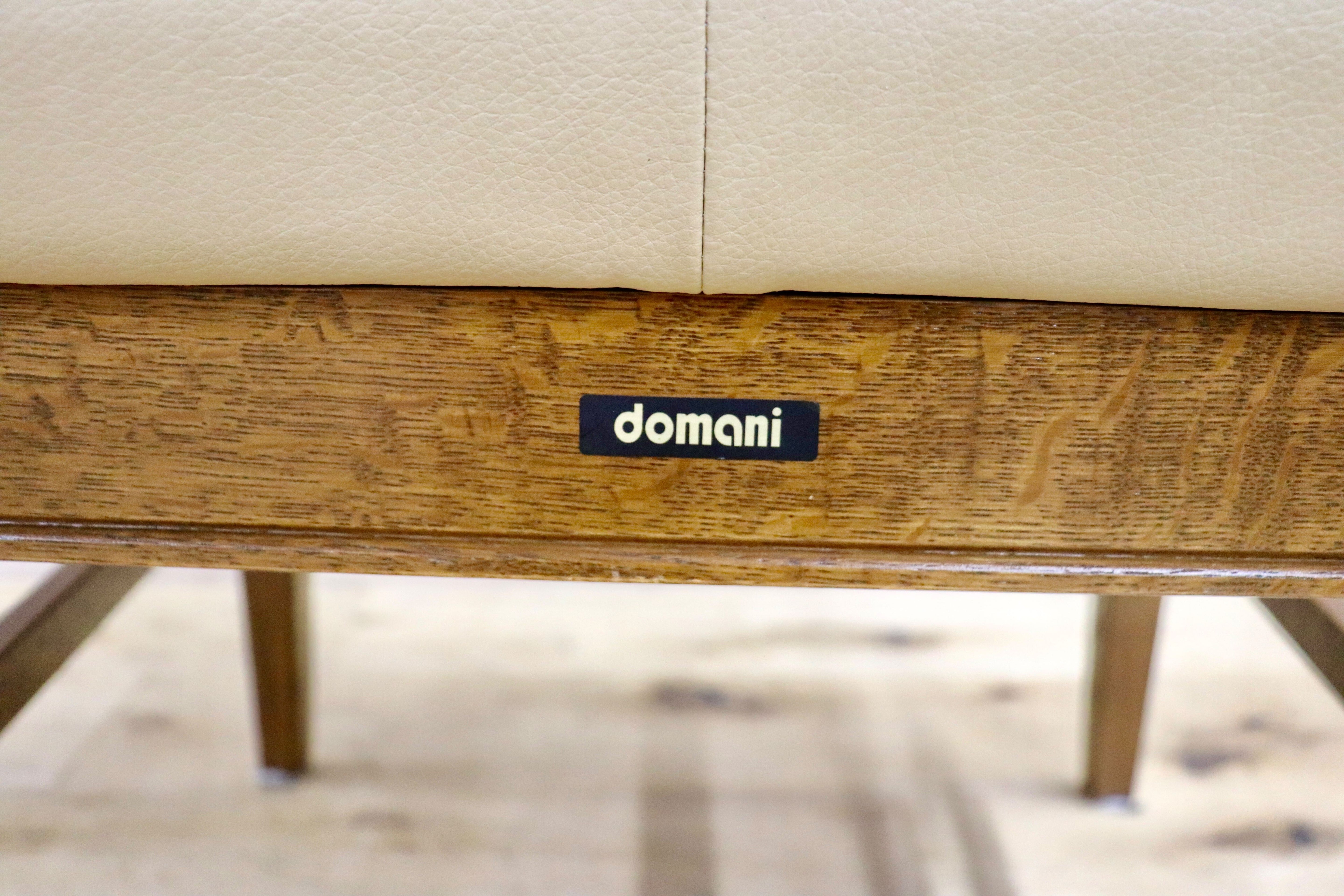 GMHS360D○domani / ドマーニ カリモク最高峰 QUEENS LIFE ダイニングチェア アームチェア レザー アイボリー モダン