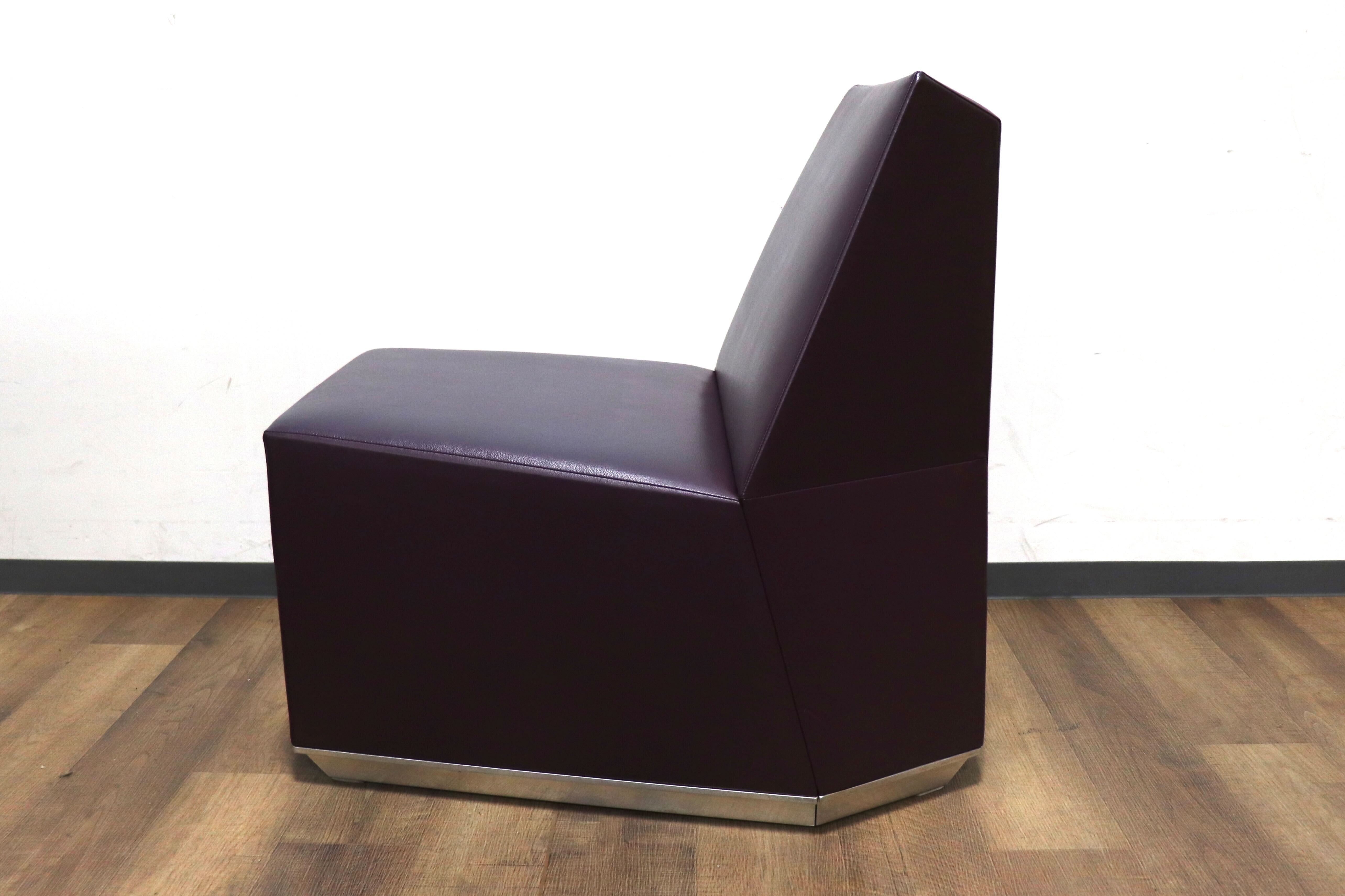 GMHH135B○Cassina ixc / カッシーナイクスシー ラウンジチェア システムチェア 椅子 1人掛けソファ ロビー レザー イタリア ポストモダン