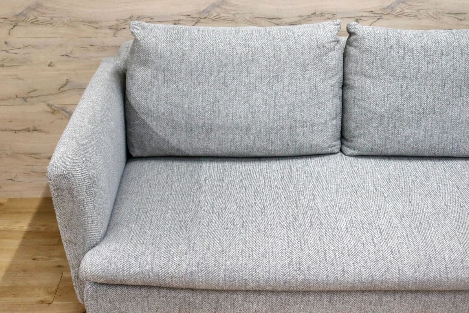 GMHK806○unico / ウニコ RAUFA ラウファ 2.5人掛けソファ ラブソファ カバーリング ファブリック フェザー 北欧スタイル 定価約11.9万