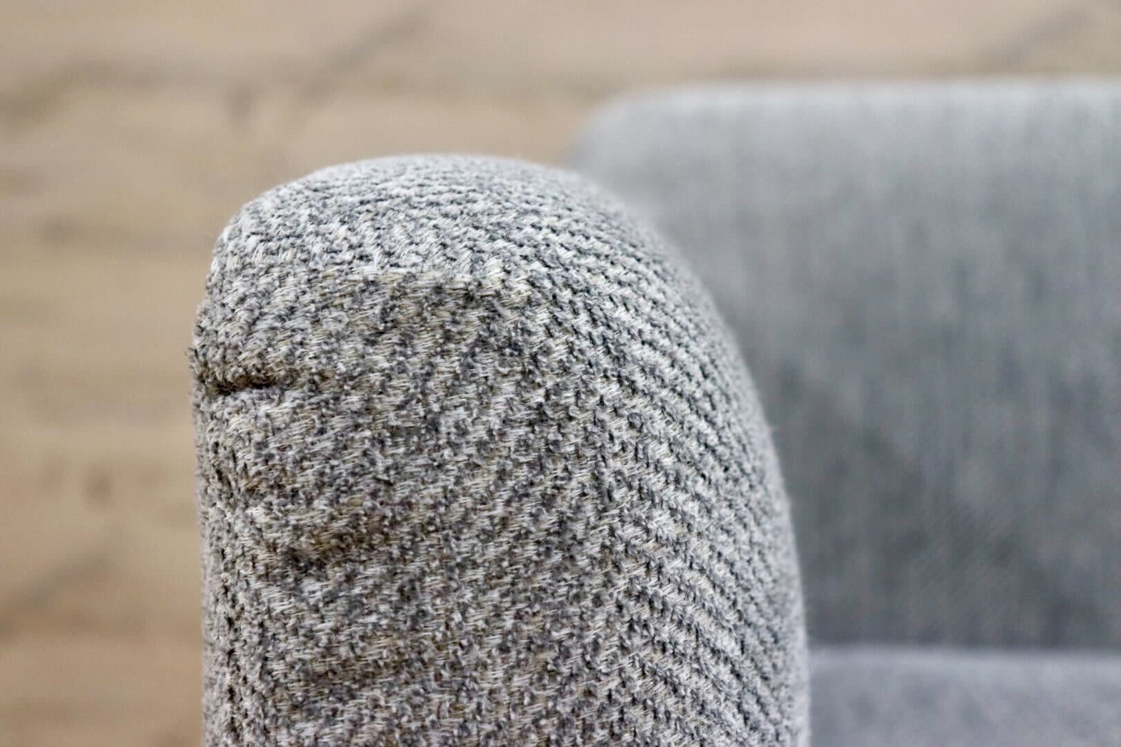 GMHK806○unico / ウニコ RAUFA ラウファ 2.5人掛けソファ ラブソファ カバーリング ファブリック フェザー 北欧スタイル 定価約11.9万