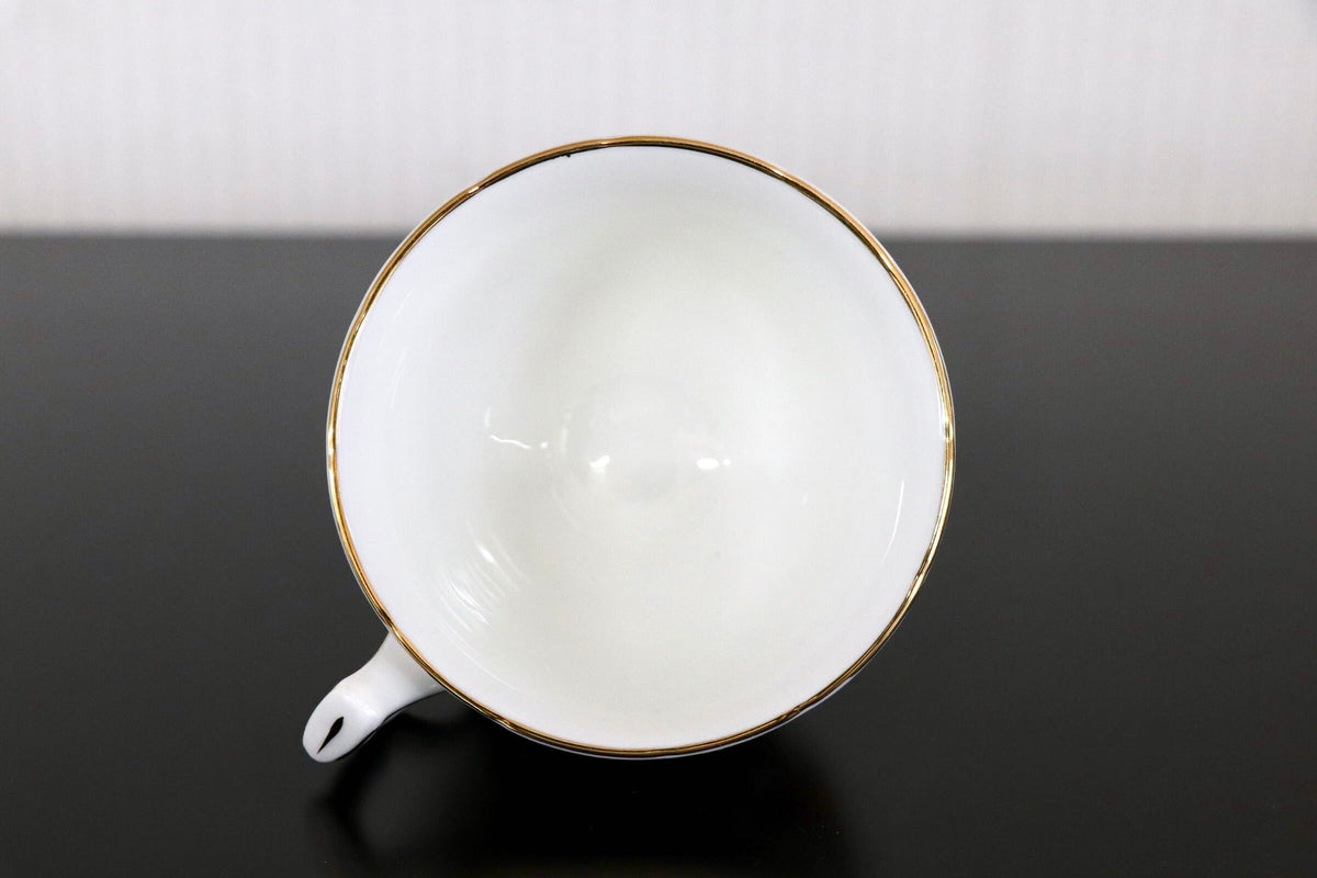 GMJO137C○Aynsley / エインズレイ ティーカップ&ソーサー 花柄 1客 金彩 ヴィンテージ 廃盤