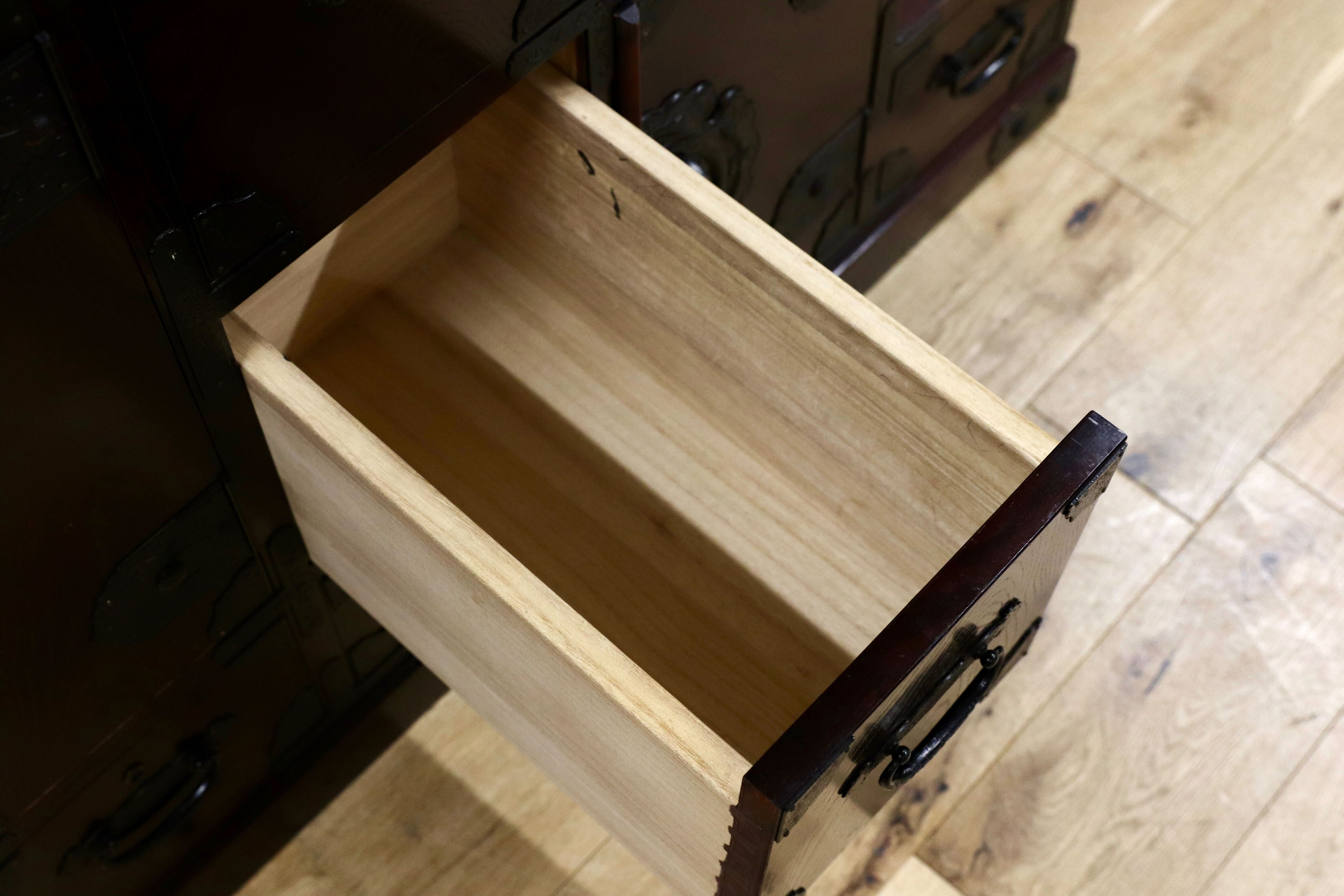 GMGK497○筑後民芸家具 階段箪笥 時代箪笥 レトロ 和家具 和モダン 和室 座敷 チェスト 整理箪笥 アンティーク 約28万