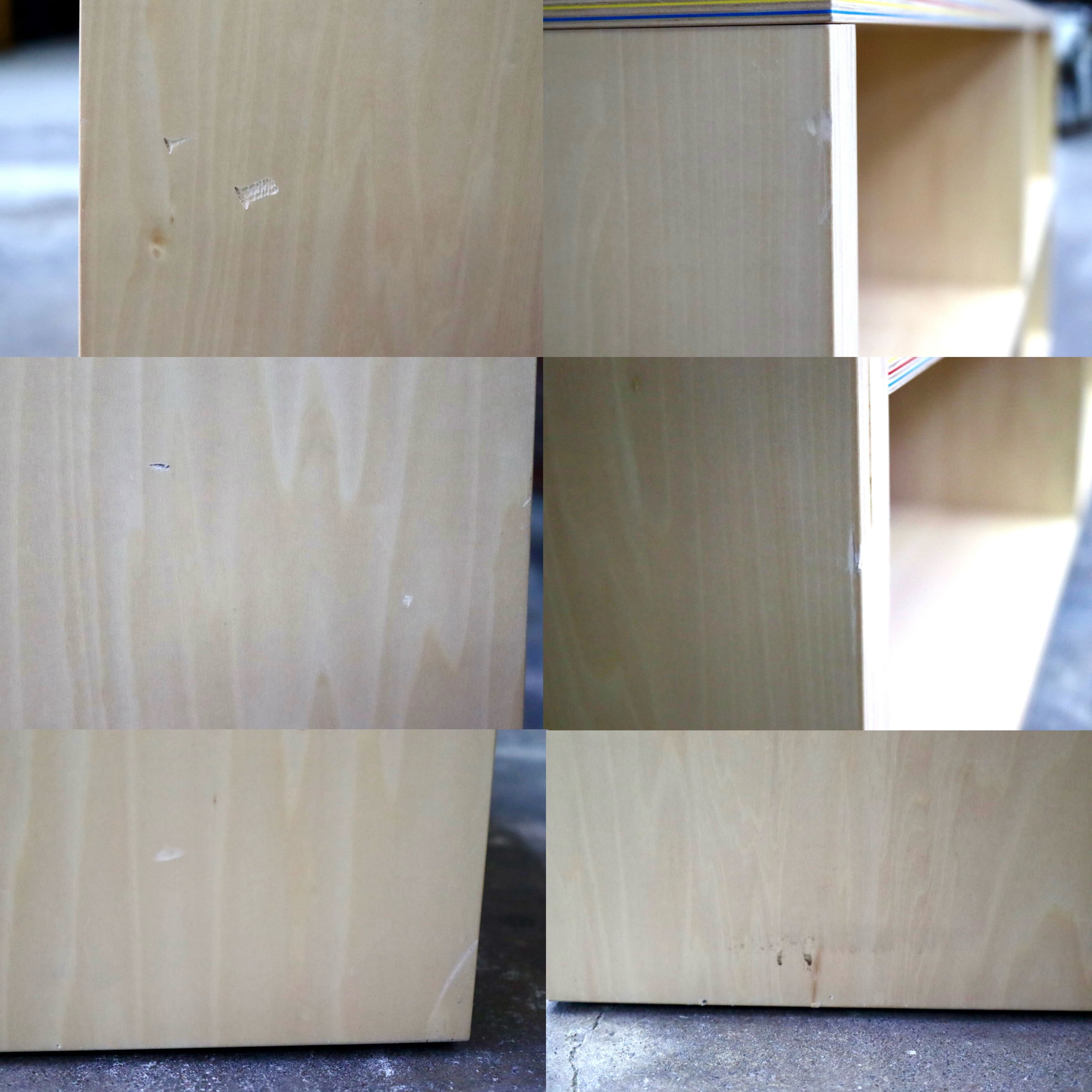 GMIH432E○滝澤ベニヤ ペーパーウッド サイドボード 飾り棚 ブックシェルフ ラック 本棚 木製 リビング収納 国産家具 モデルルーム展示品