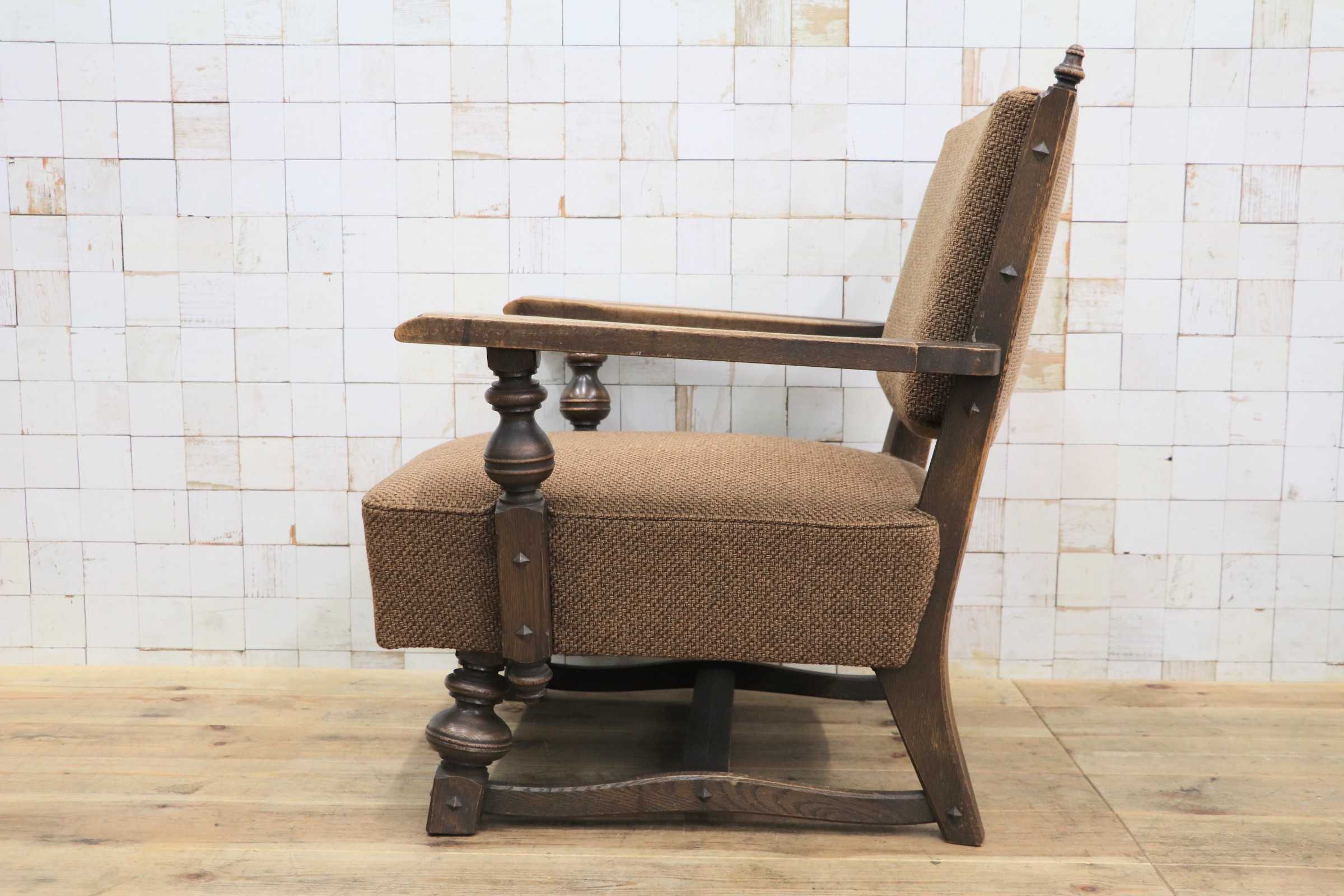 GMJS170B◯神戸家具 永田良介商店 ラウンジチェア 1人掛けソファ シングルソファ アームチェア 椅子 レトロ 和製ヴィンテージ 希少