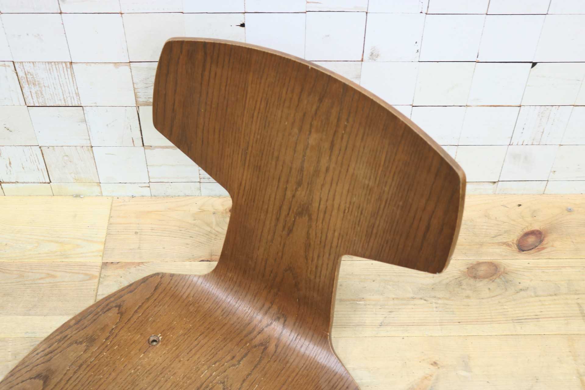 GMGT195B○TRUCK FURNITURE / トラックファニチャー Tチェア プライウッド 廃番 ヴィンテージ アンティーク インダストリアル ジャンク