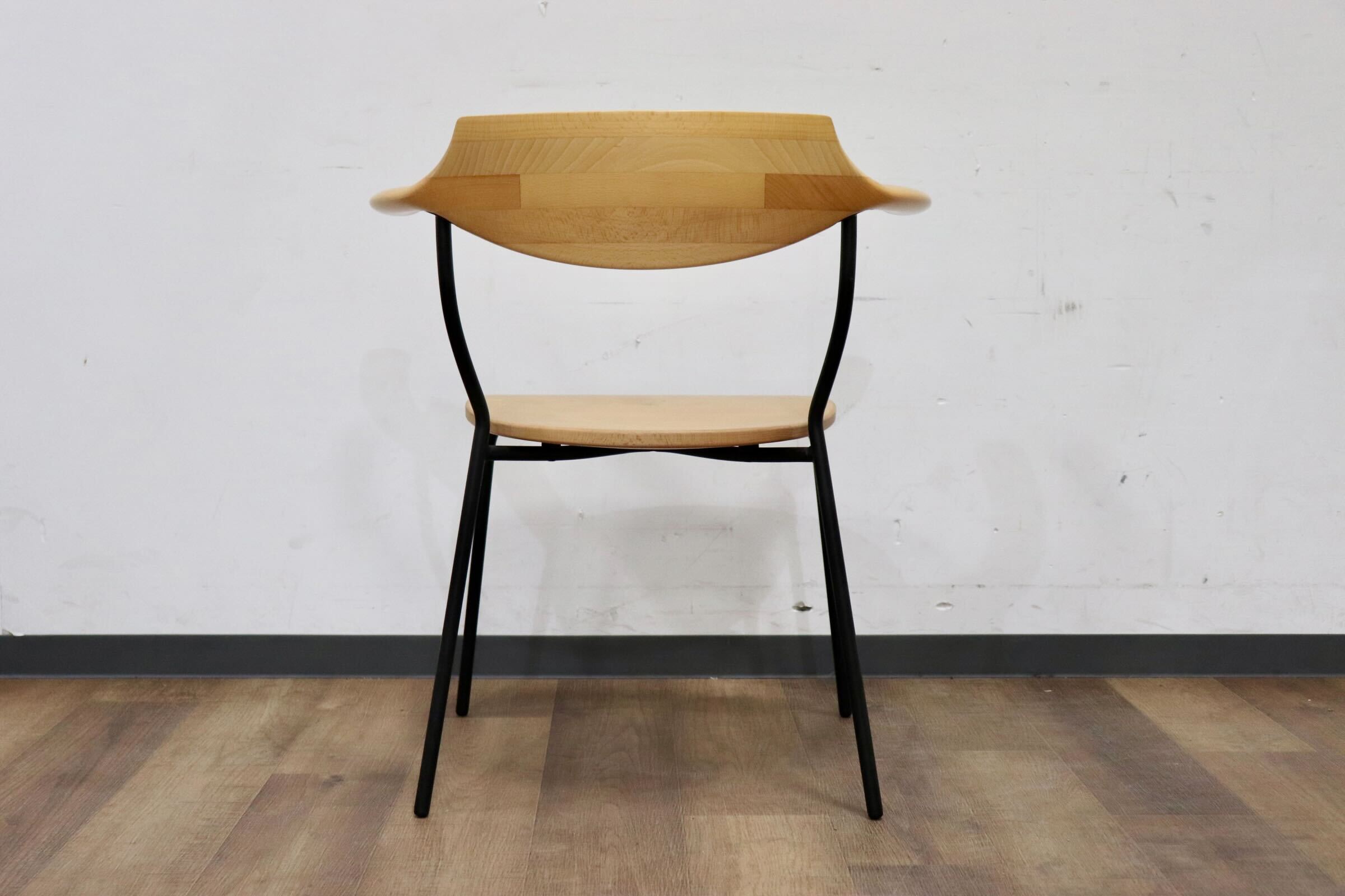 GMHO132A○アトリエ木馬 / ATELIER MOKUBA TRI chair トライチェア アームチェア 椅子 ビーチ無垢材 定価9.7万