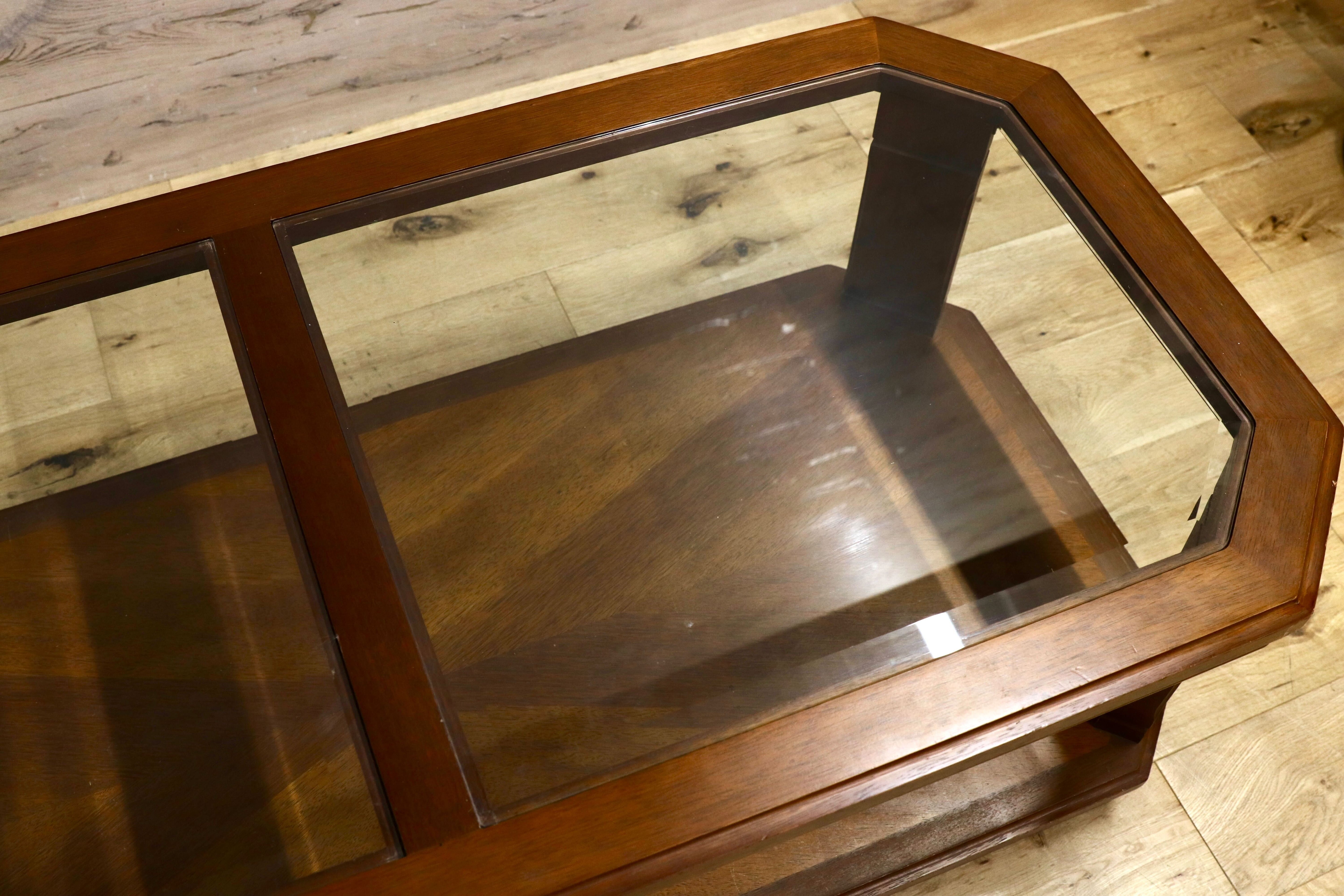 GMHH214○maruni / マルニ センターテーブル リビングテーブル 応接机 クラシック レトロ アンティーク 国産家具