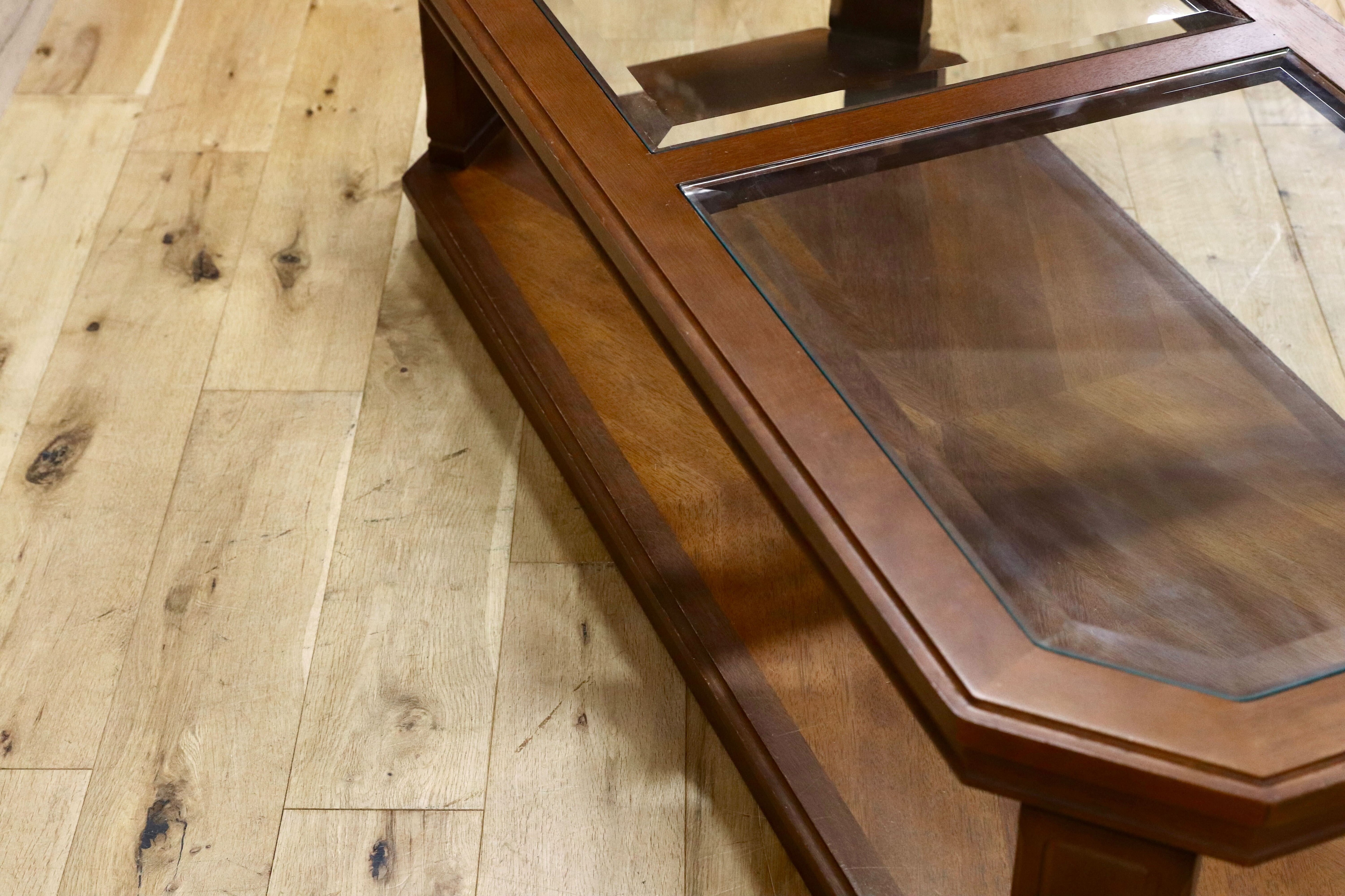 GMHH214○maruni / マルニ センターテーブル リビングテーブル 応接机 クラシック レトロ アンティーク 国産家具