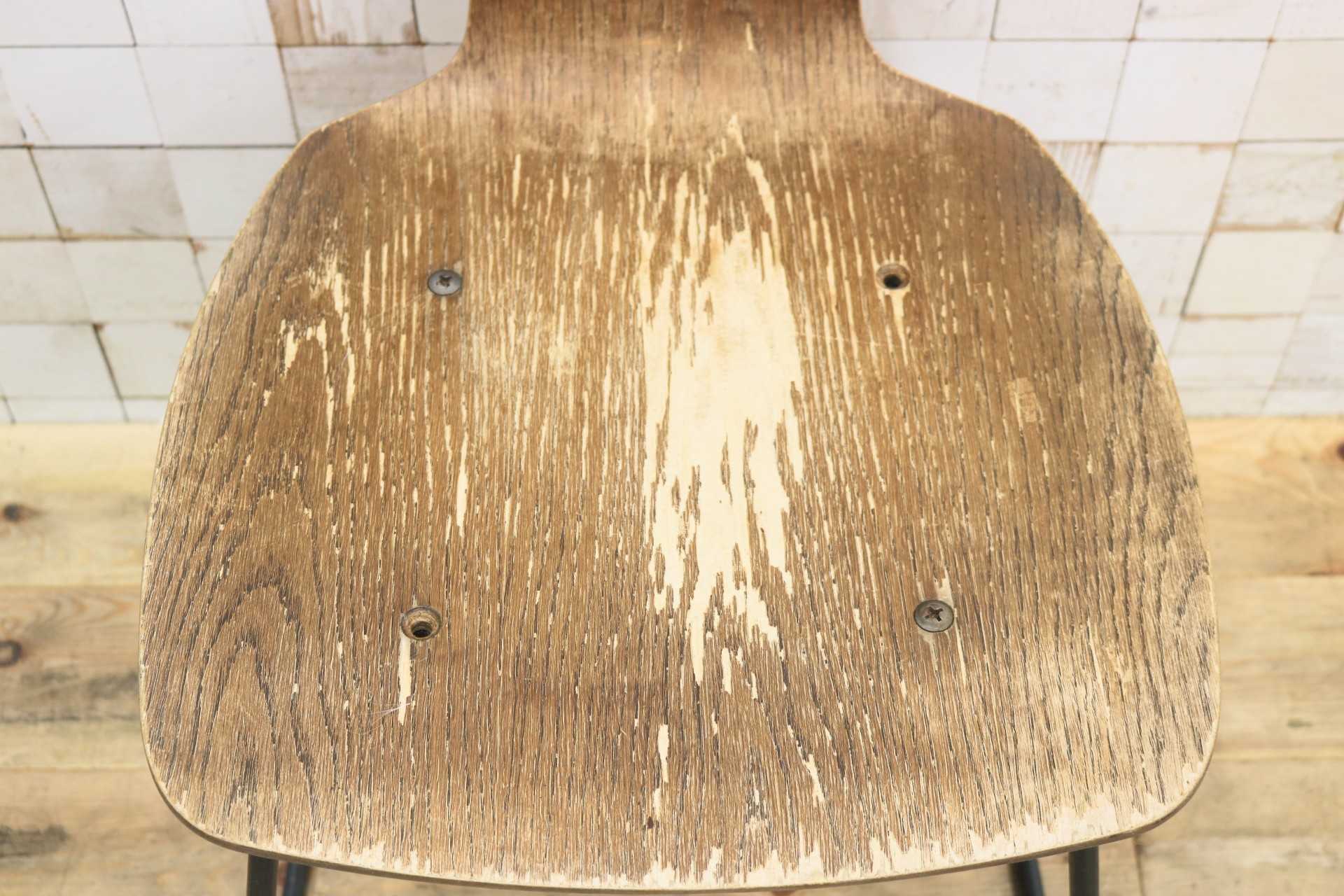 GMGT195C○TRUCK FURNITURE / トラックファニチャー Tチェア プライウッド 廃番 ヴィンテージ アンティーク インダストリアル ジャンク