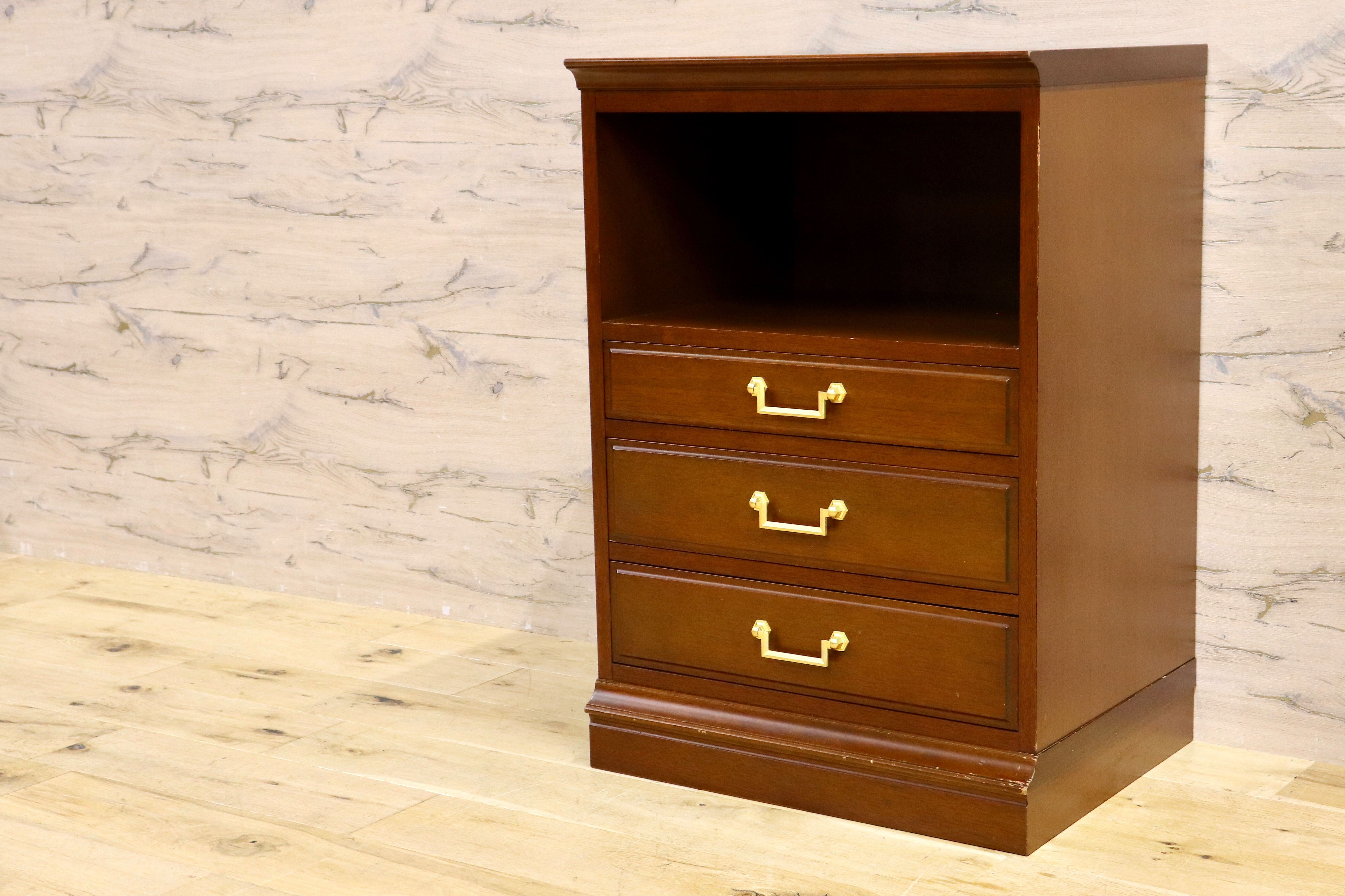 GMIH163○maruni / マルニ 地中海 電話台 キャビネット サイドボード 収納家具 引き出し収納 クラシック ヨーロピアン 木製家具