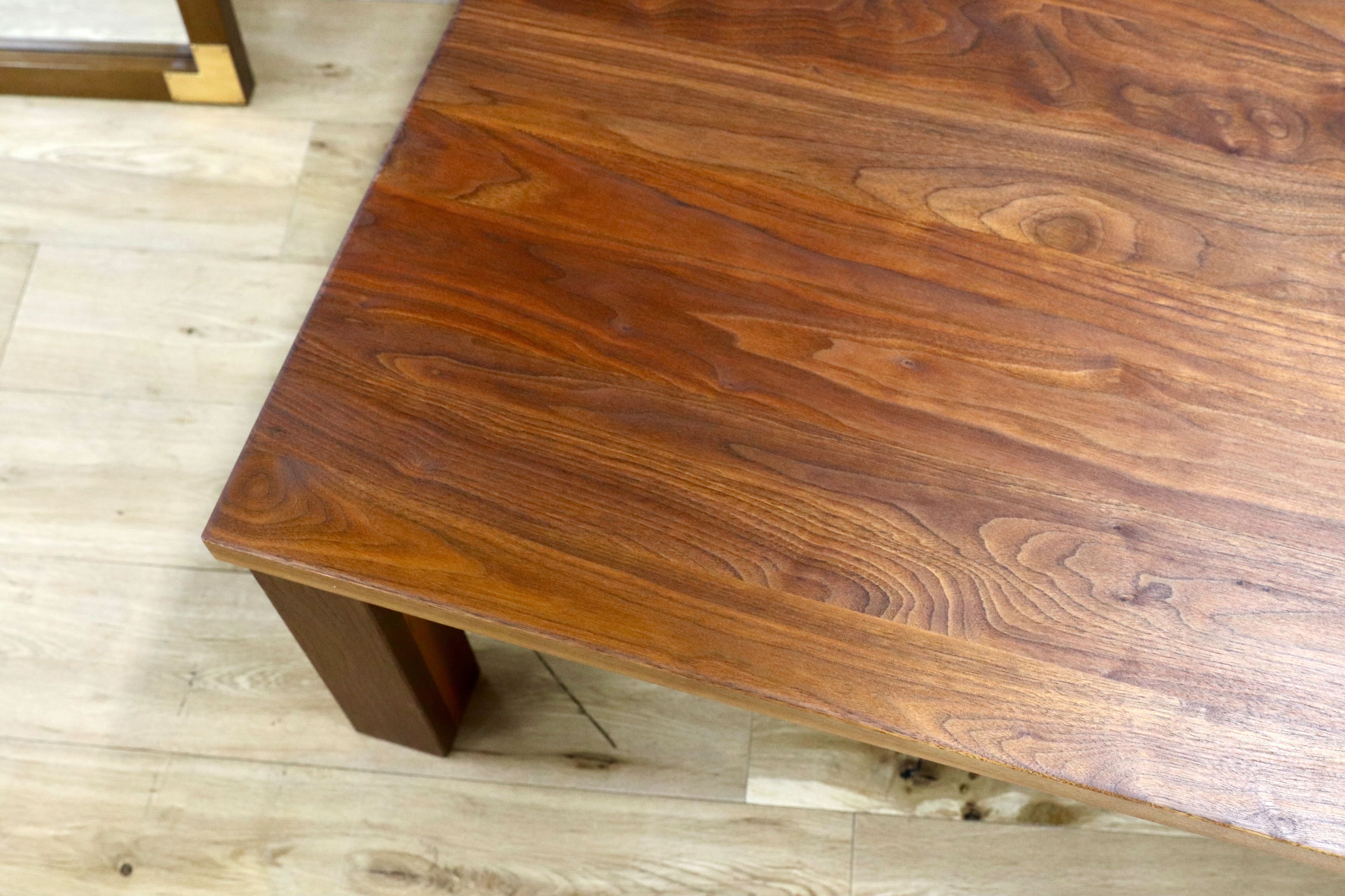 GMIK919○ACTUS / アクタス センターテーブル リビングテーブル ウォールナット無垢材 北欧スタイル モダン オイル仕上げ 定価約13万