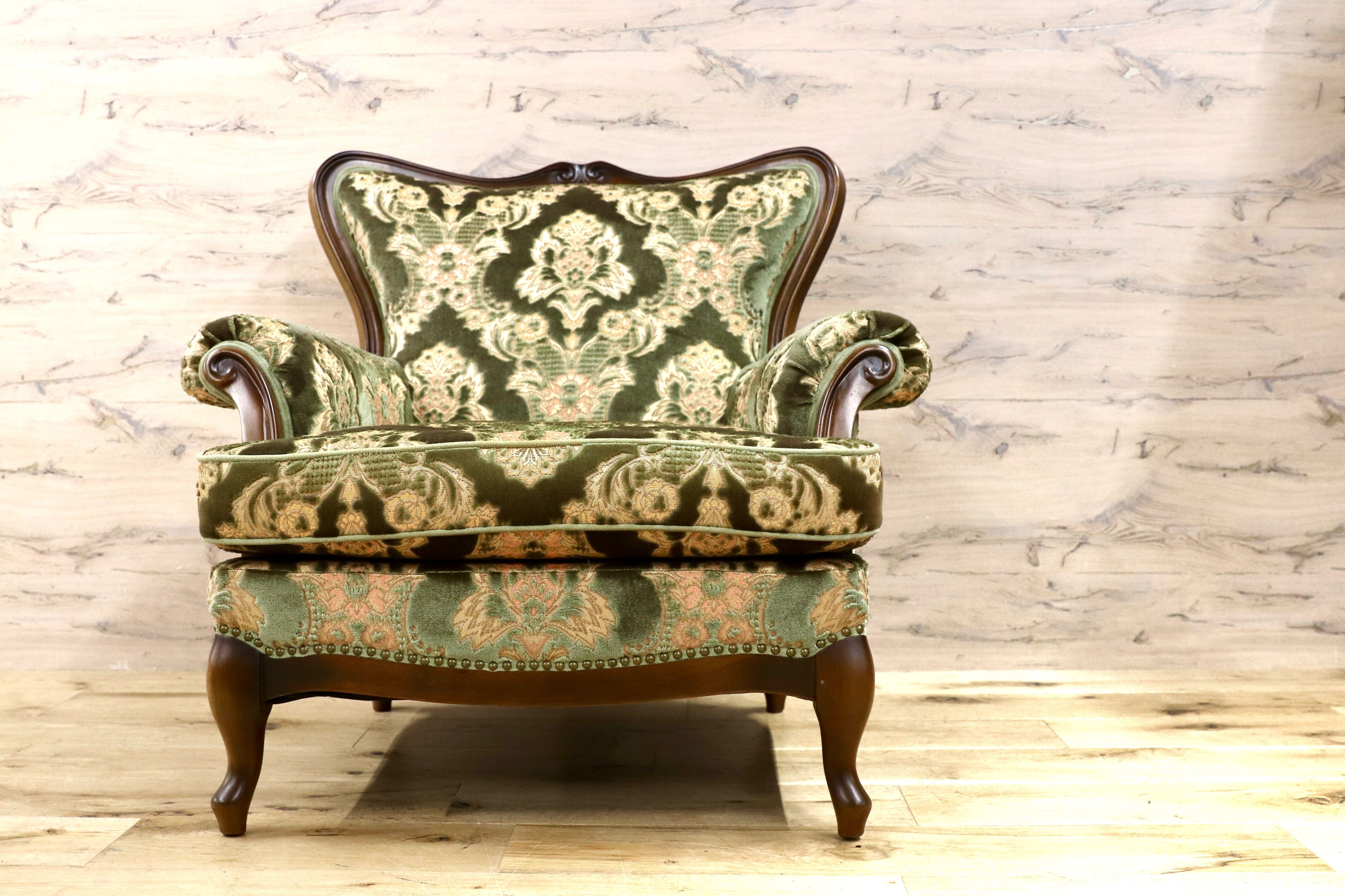 GMGH469B○maruni / マルニ アンドリュー 1人掛けソファ シングルソファ 応接 リビング 最高級 クラシック アームソファ 定価26万