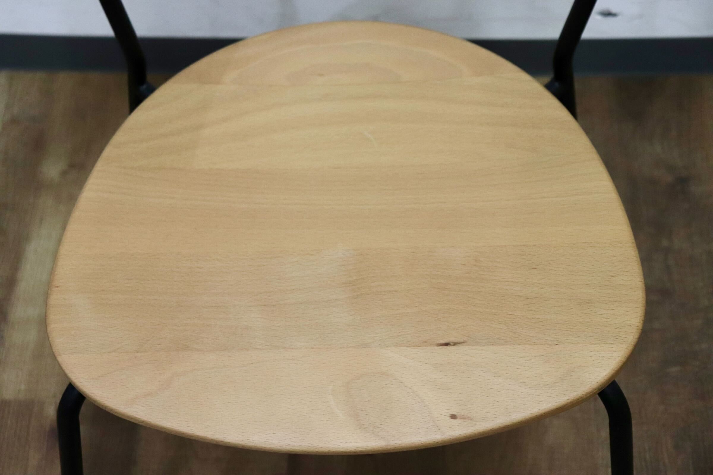 GMHO132A○アトリエ木馬 / ATELIER MOKUBA TRI chair トライチェア アームチェア 椅子 ビーチ無垢材 定価9.7万