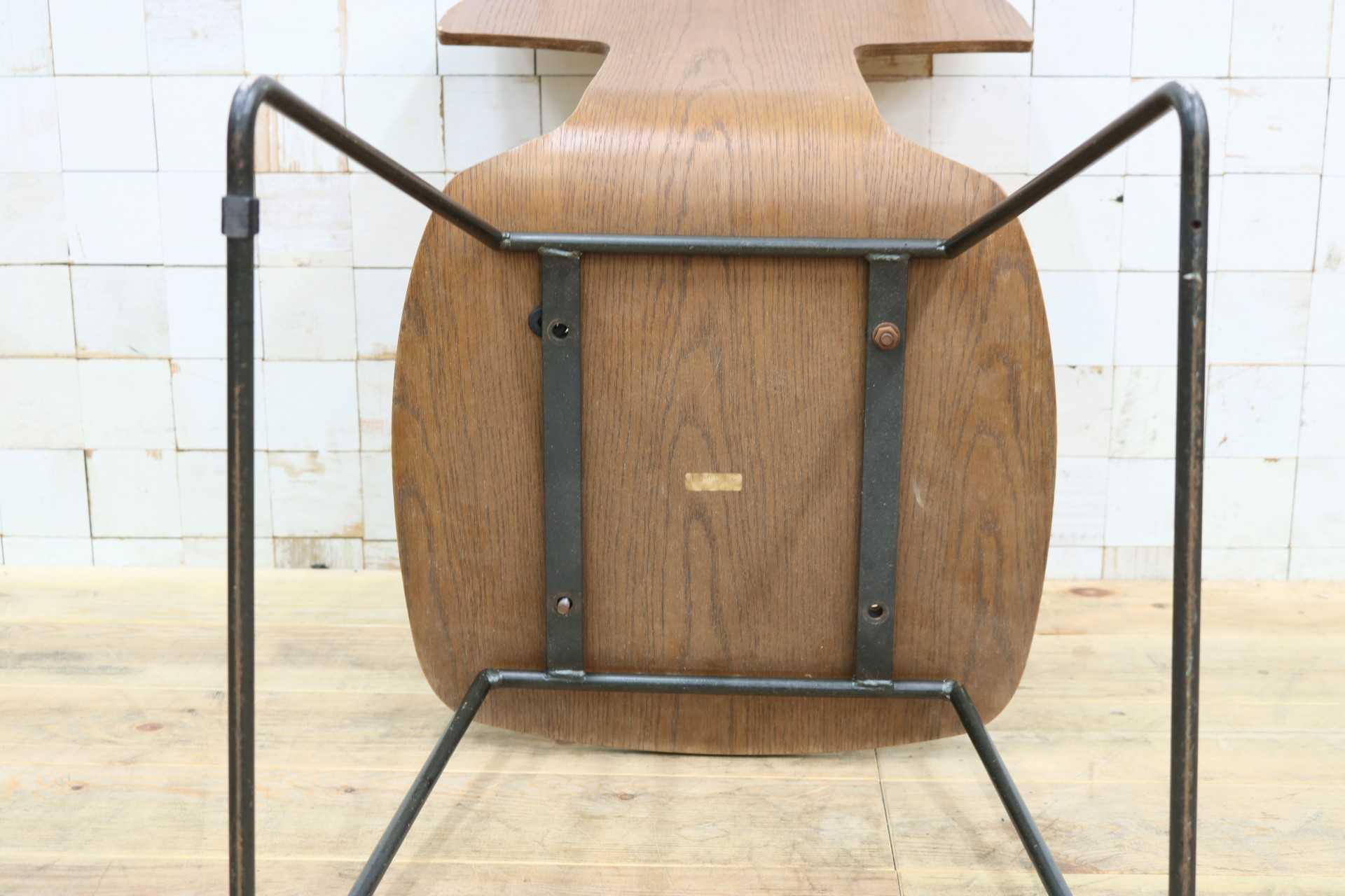 GMGT195C○TRUCK FURNITURE / トラックファニチャー Tチェア プライウッド 廃番 ヴィンテージ アンティーク インダストリアル ジャンク