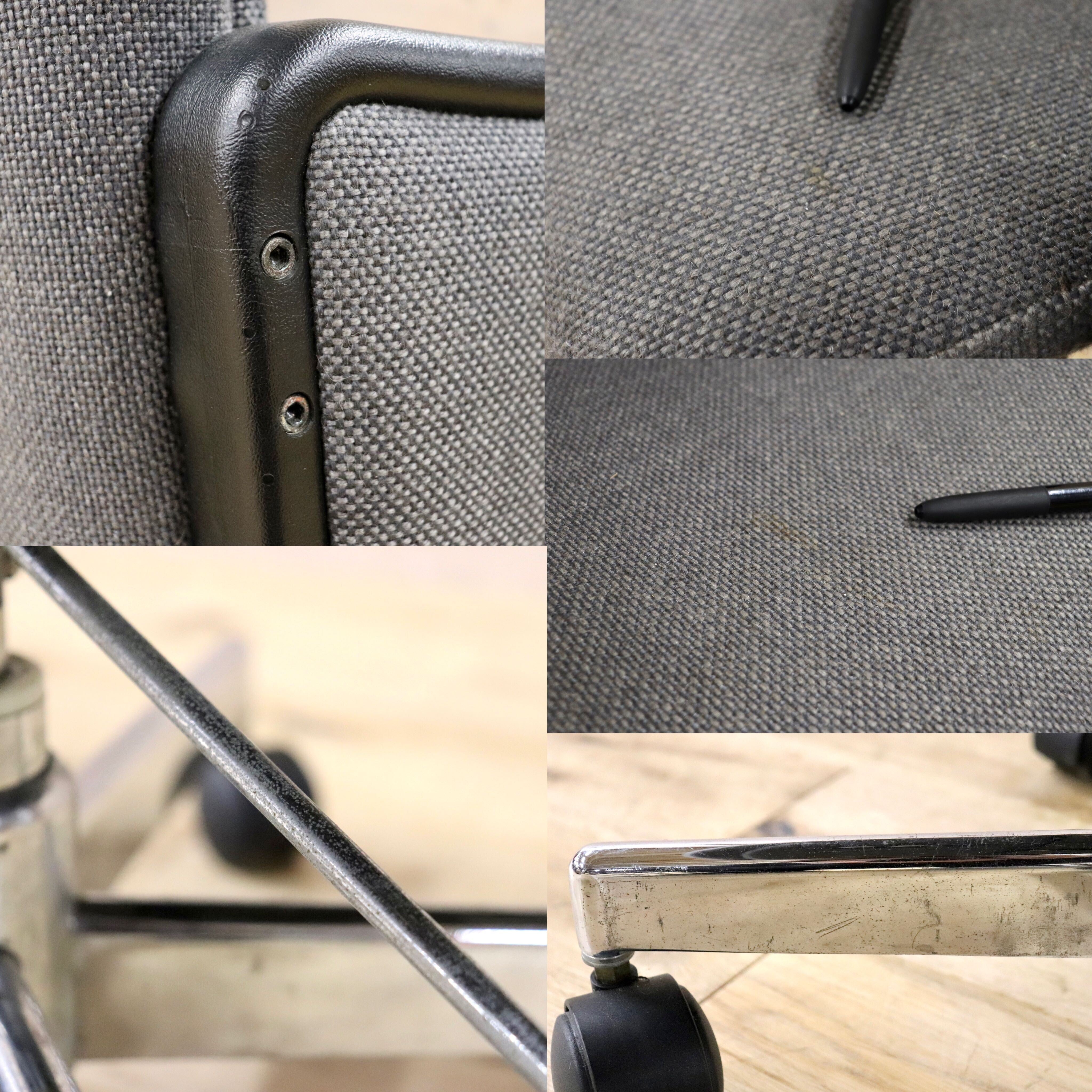 GMHH55○CHITOSE / チトセ デスクチェア ワークチェア 作業椅子 オフィスチェア チェア 回転椅子 ミーティング 会議 ファブリック