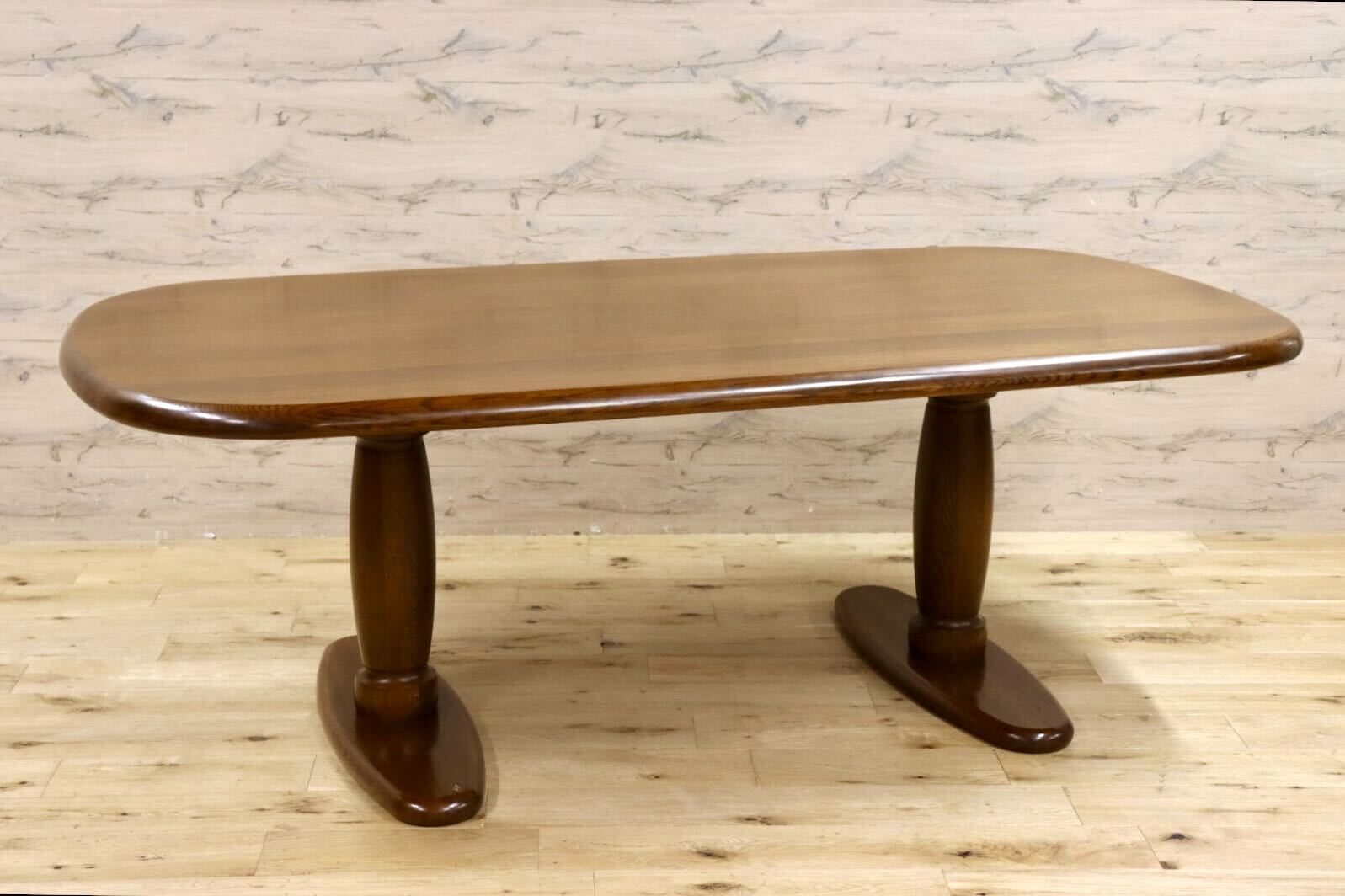 GMHS566○柏木工 / KASHIWA ダイニングテーブル 食卓テーブル 作業台 楢材 飛騨家具 机 テーブル カントリー 国産家具