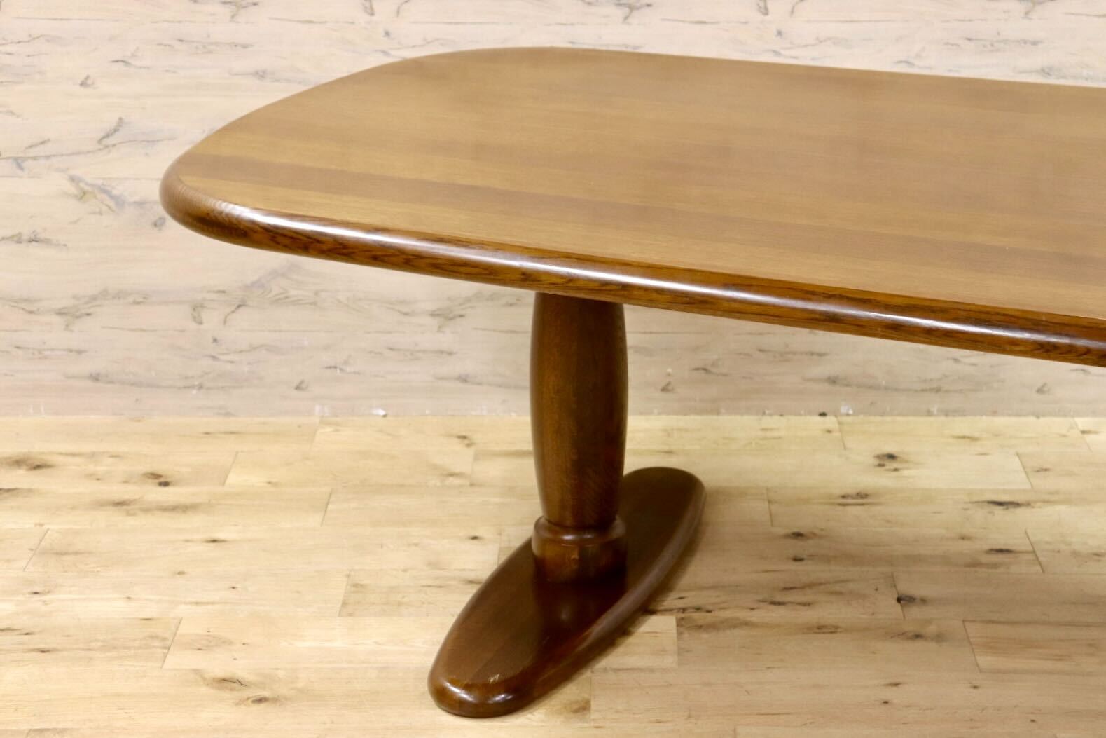 GMHS566○柏木工 / KASHIWA ダイニングテーブル 食卓テーブル 作業台 楢材 飛騨家具 机 テーブル カントリー 国産家具