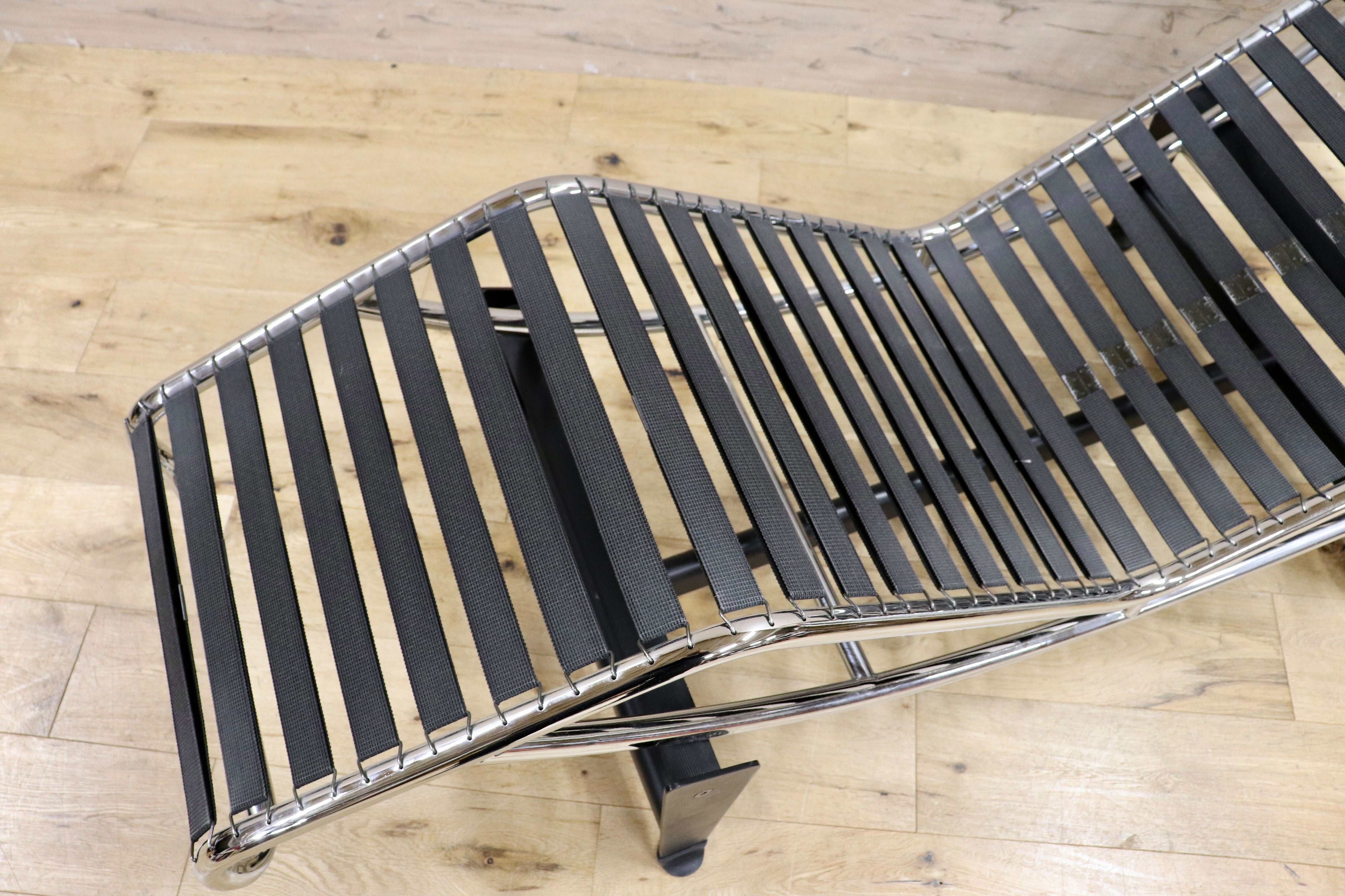 GMHK838○ル・コルビュジエ LC4 シェーズロング ハラコ ヴィンテージ デザイナーズ 椅子 チェア モダン 家具 約30万 リプロダクト