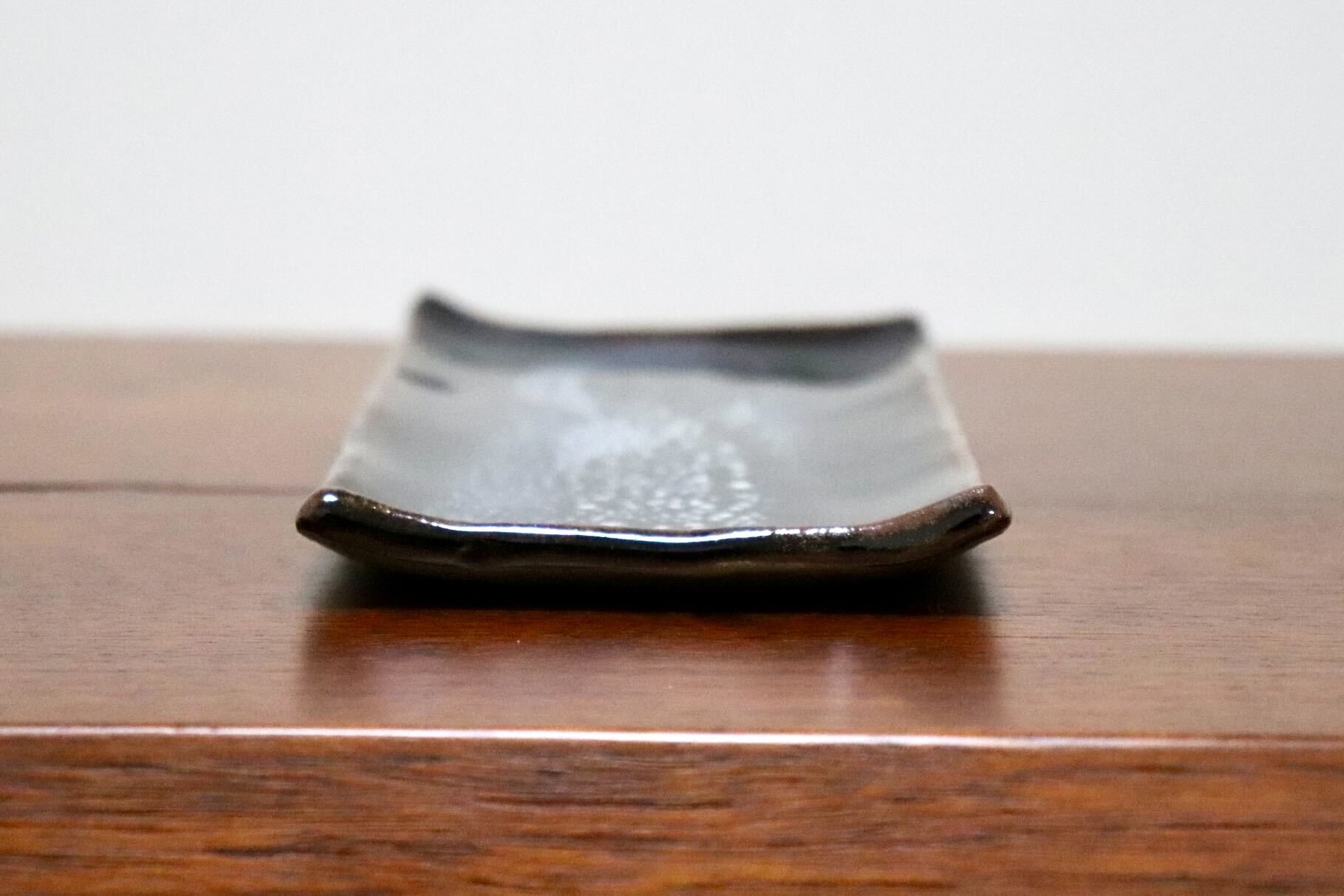 GMIO335B○陶勝窯 丹波焼 銀河長方皿 市野勝 市野勝磯 陶器 工芸品 丹波篠山 未使用