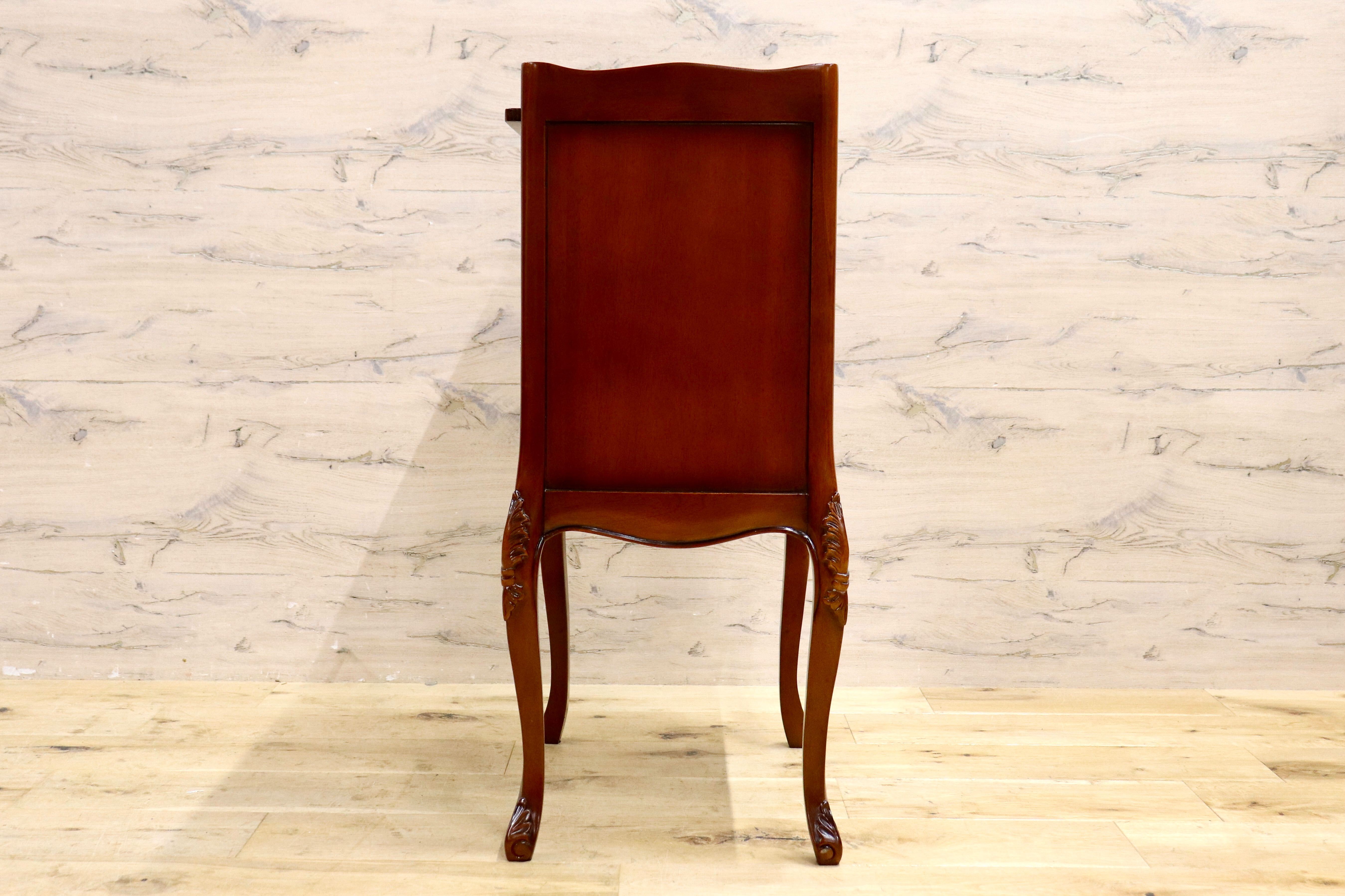 GMIK753D○クラシック サイドチェスト ルイ 4段チェスト チェスト 引き出し収納 小物入れ マホガニー ヨーロピアン アンティーク調