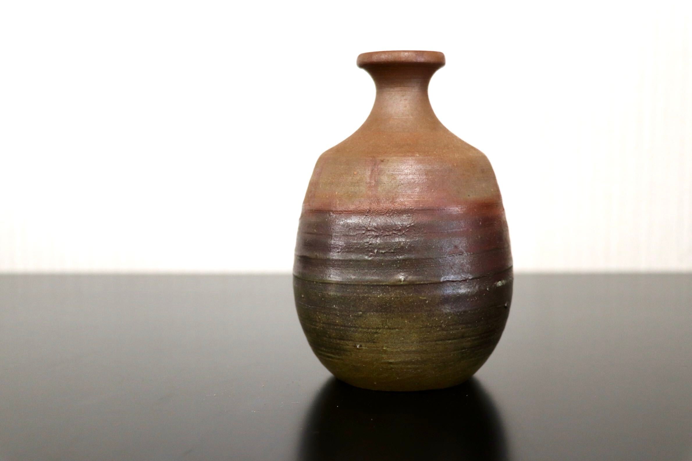 GMJK374E○備前焼 徳利 徳瓶 小壺 酒器 酒次 一輪挿し 花瓶 花器 花入 古備前 焼き締め 和モダン