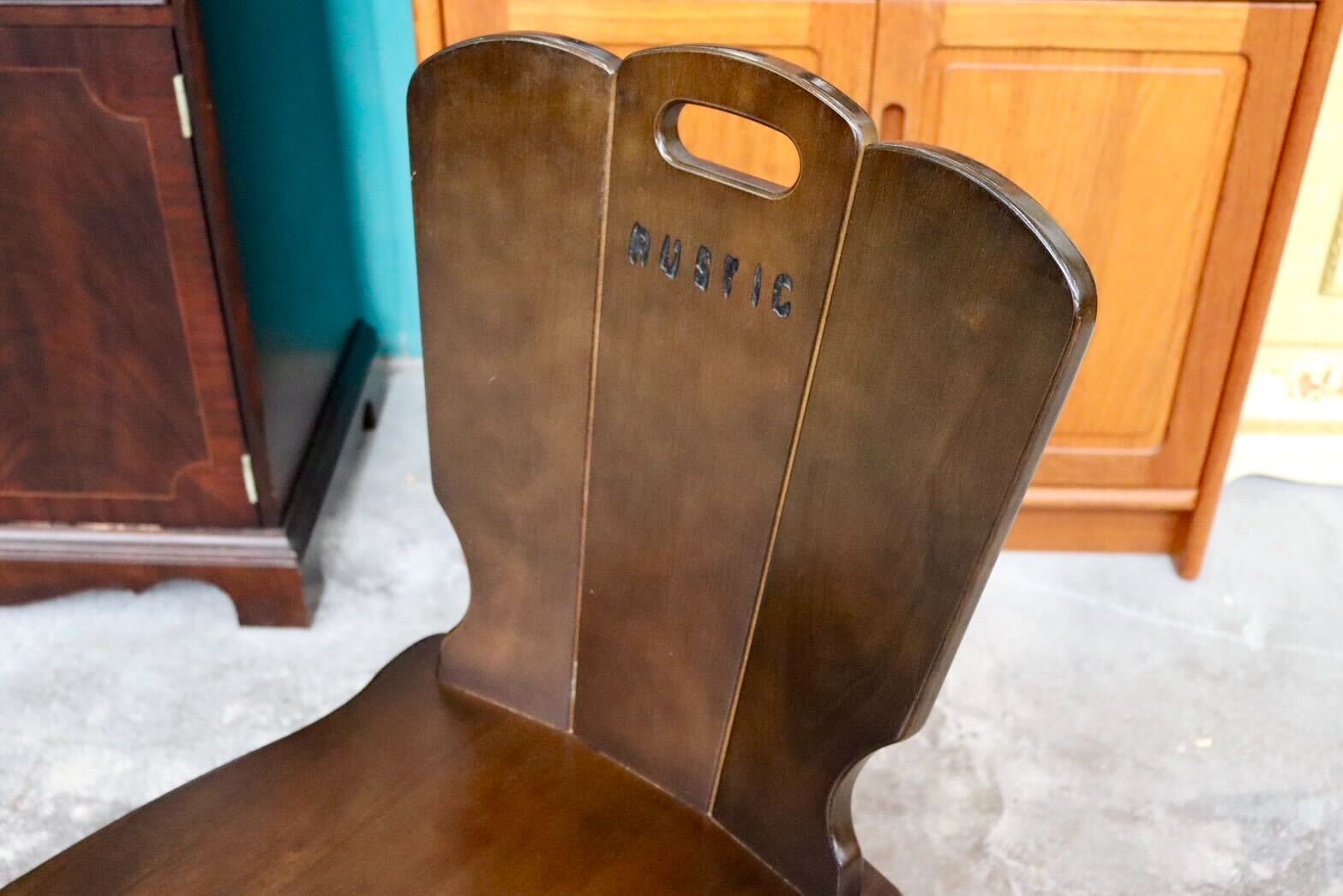 GMIS180B○karimoku / カリモク RUSTIC ルスティック 椅子 チェア ダイニングチェア リビングチェア ヴィンテージ 国産家具