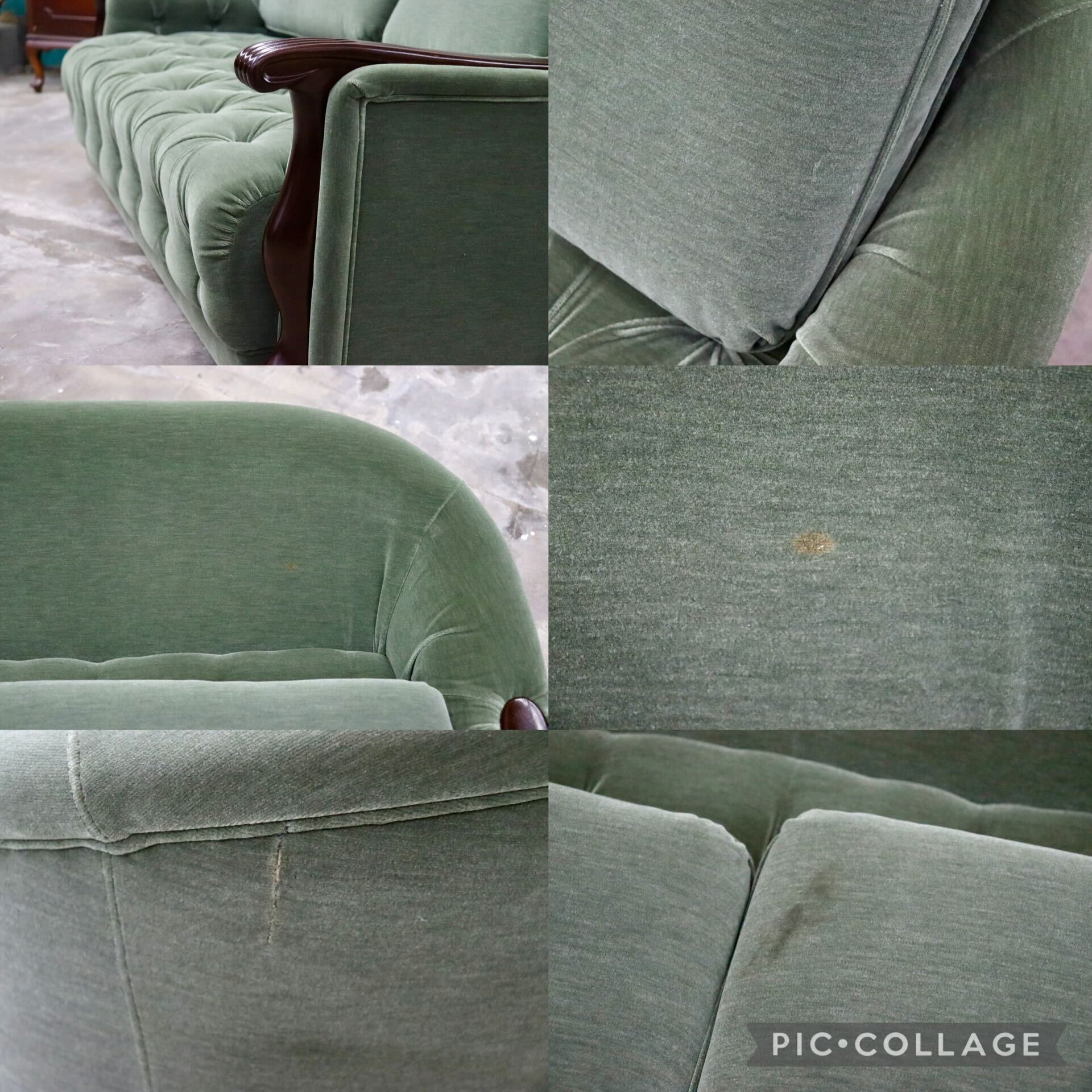 GMIH462B○maruni / マルニ ベルサイユ 2人掛けソファ ラブソファ 長椅子 ファブリック 応接 ヨーロピアン レトロ クラシック 定価約32万