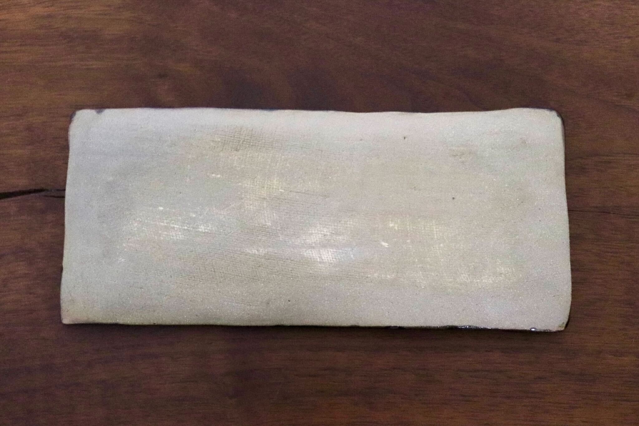 GMIO335B○陶勝窯 丹波焼 銀河長方皿 市野勝 市野勝磯 陶器 工芸品 丹波篠山 未使用