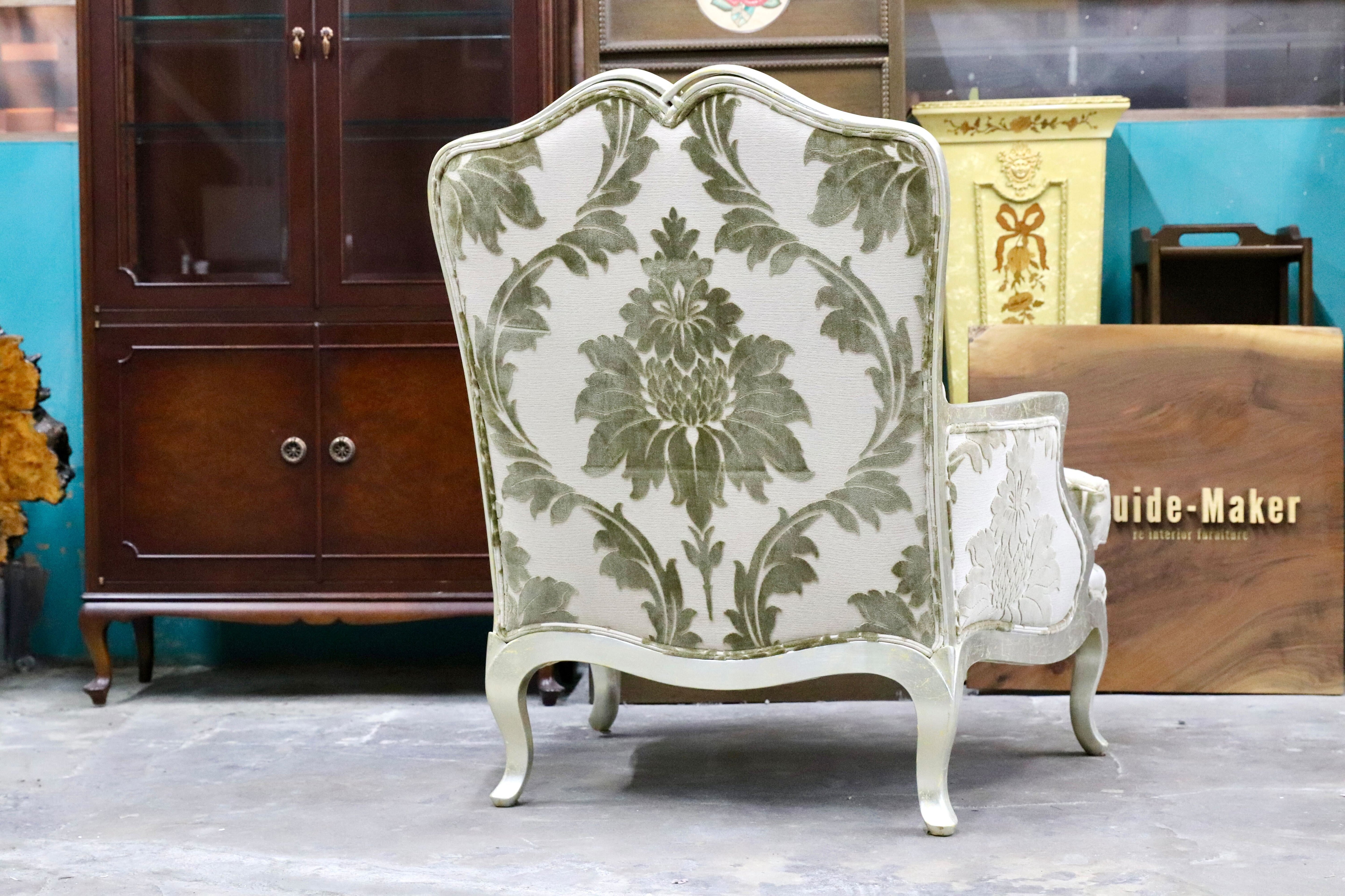 GMIK930A○IDC大塚家具 DURESTA オペラ アームチェア 1人掛けソファ シングルソファ 羽毛 ファブリック 英国 最高峰 定価69万 展示品