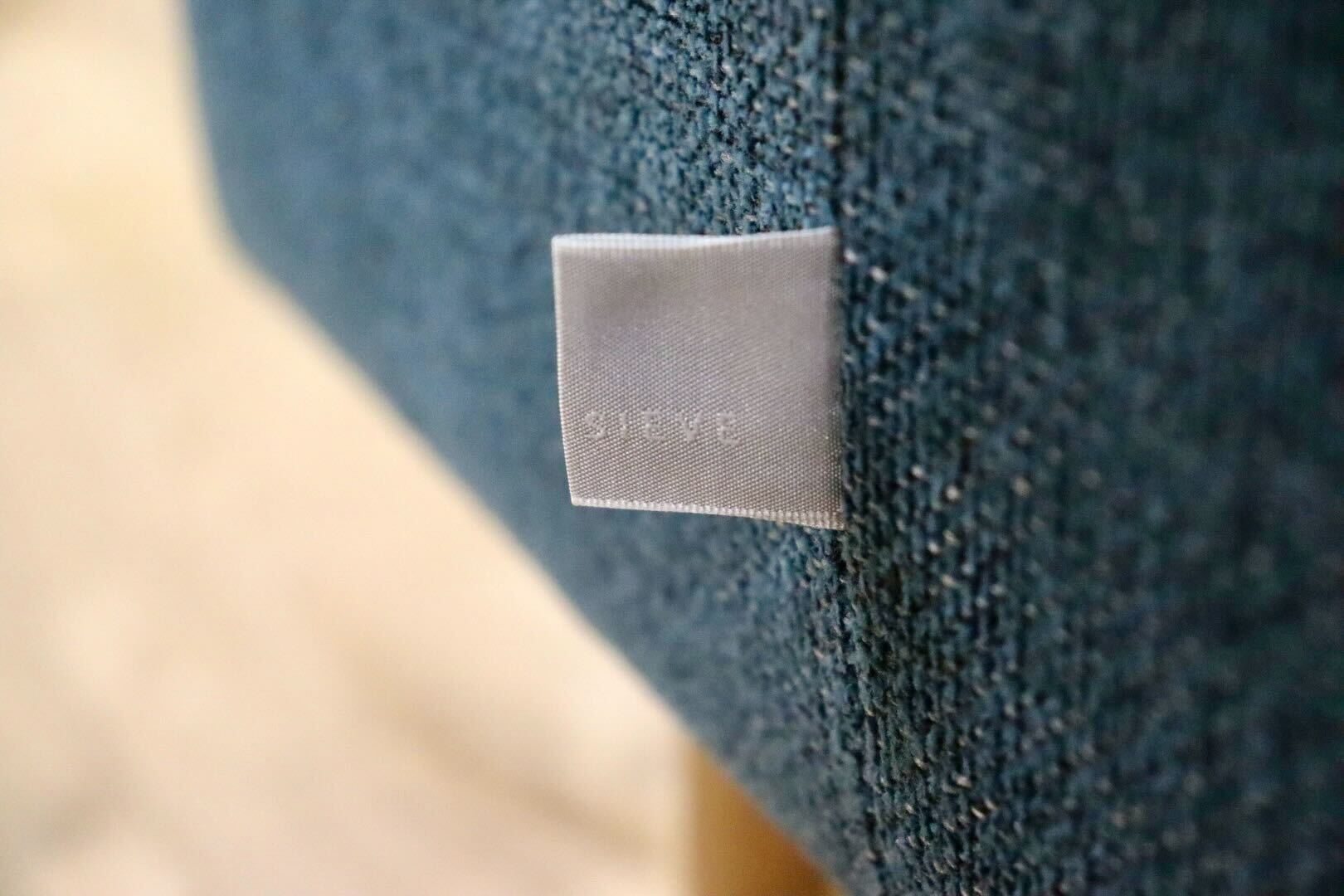 GMHK60○SIEVE / シーヴ bulge sofa バージュソファ 1人掛けソファ シングルソファ ファブリック カバーリング オーク材 定価約8.6万