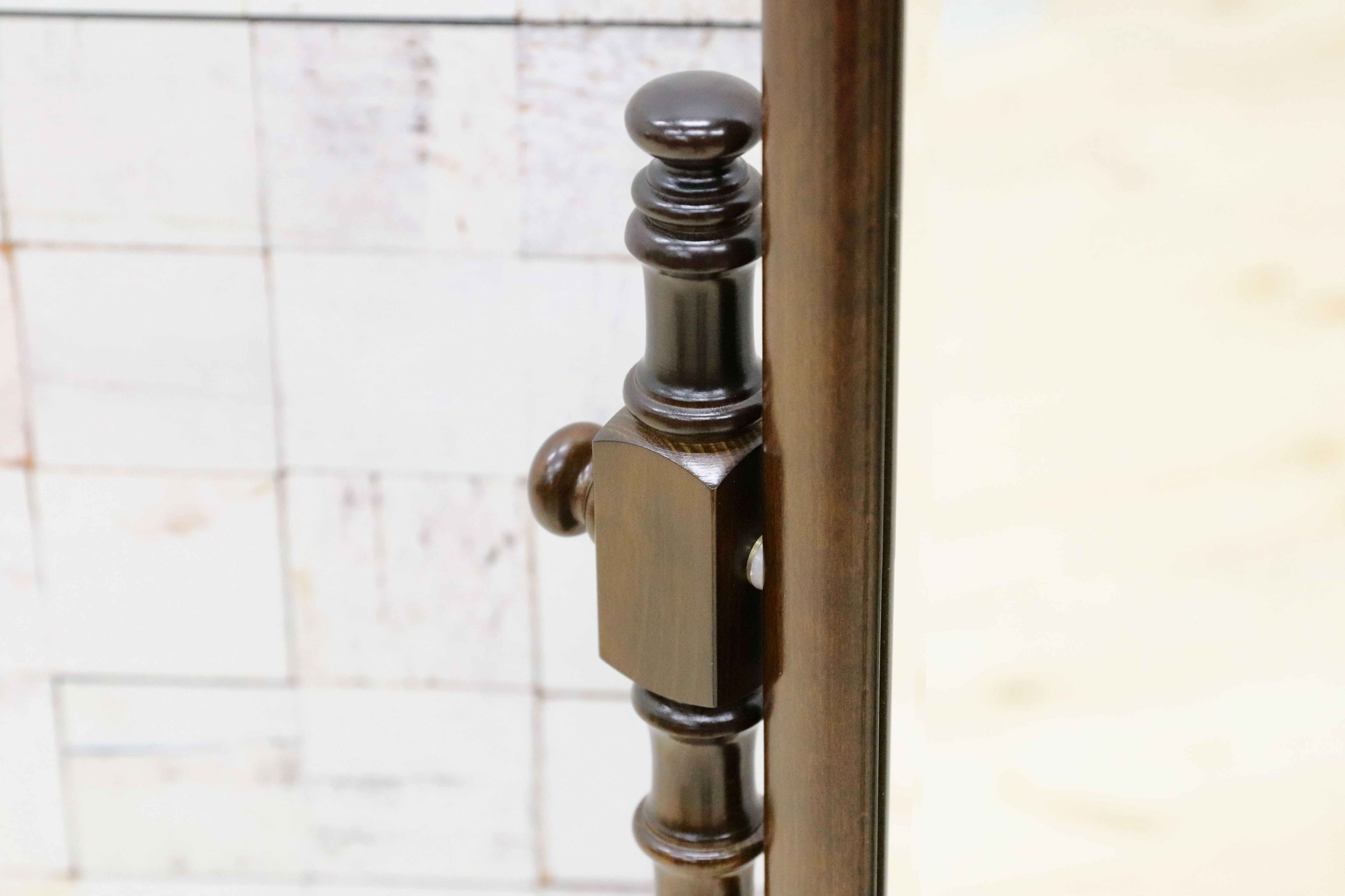 GMGT227○karimoku / カリモク コロニアル ミラー 姿見 全身鏡 スタンドミラー 店舗什器 定価8.7万 モデルルーム展示品