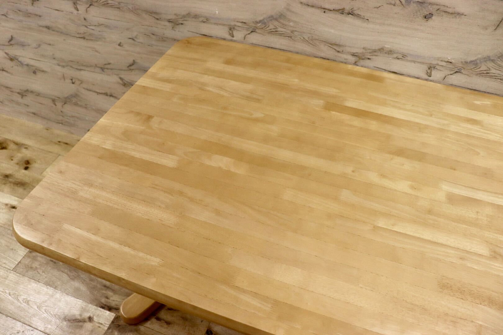 GMHS523○Direttore / ディレトーレ ダイニングテーブル 食卓テーブル 作業台 ナチュラル 北欧スタイル 机 カリモク 国産家具 展示品