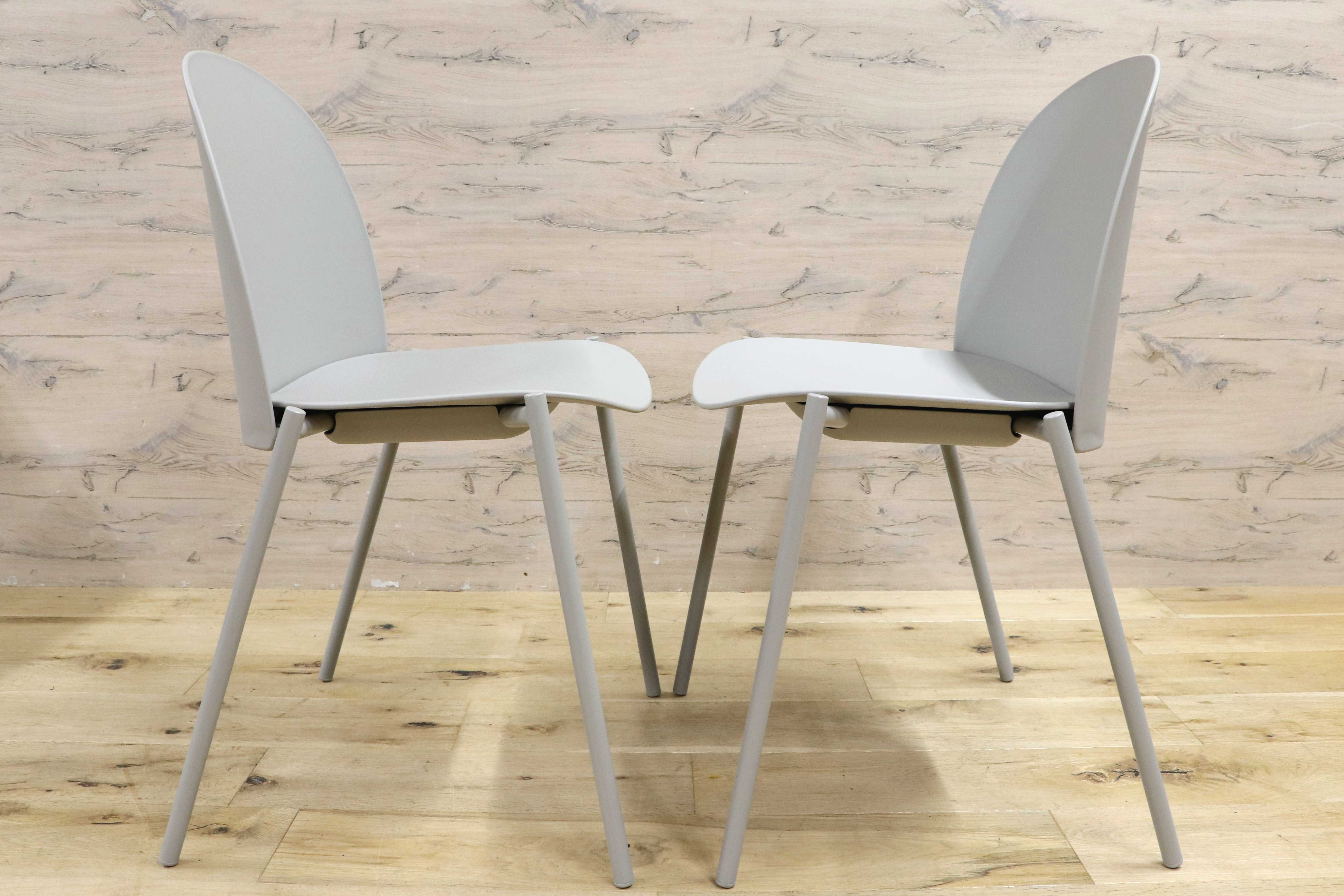 GMIK472B○enKAK / エンカク meeting chair ワークチェア 2脚セット ダイニングチェア カフェ モダン 佐藤ナオキ アイリスチトセ 展示品